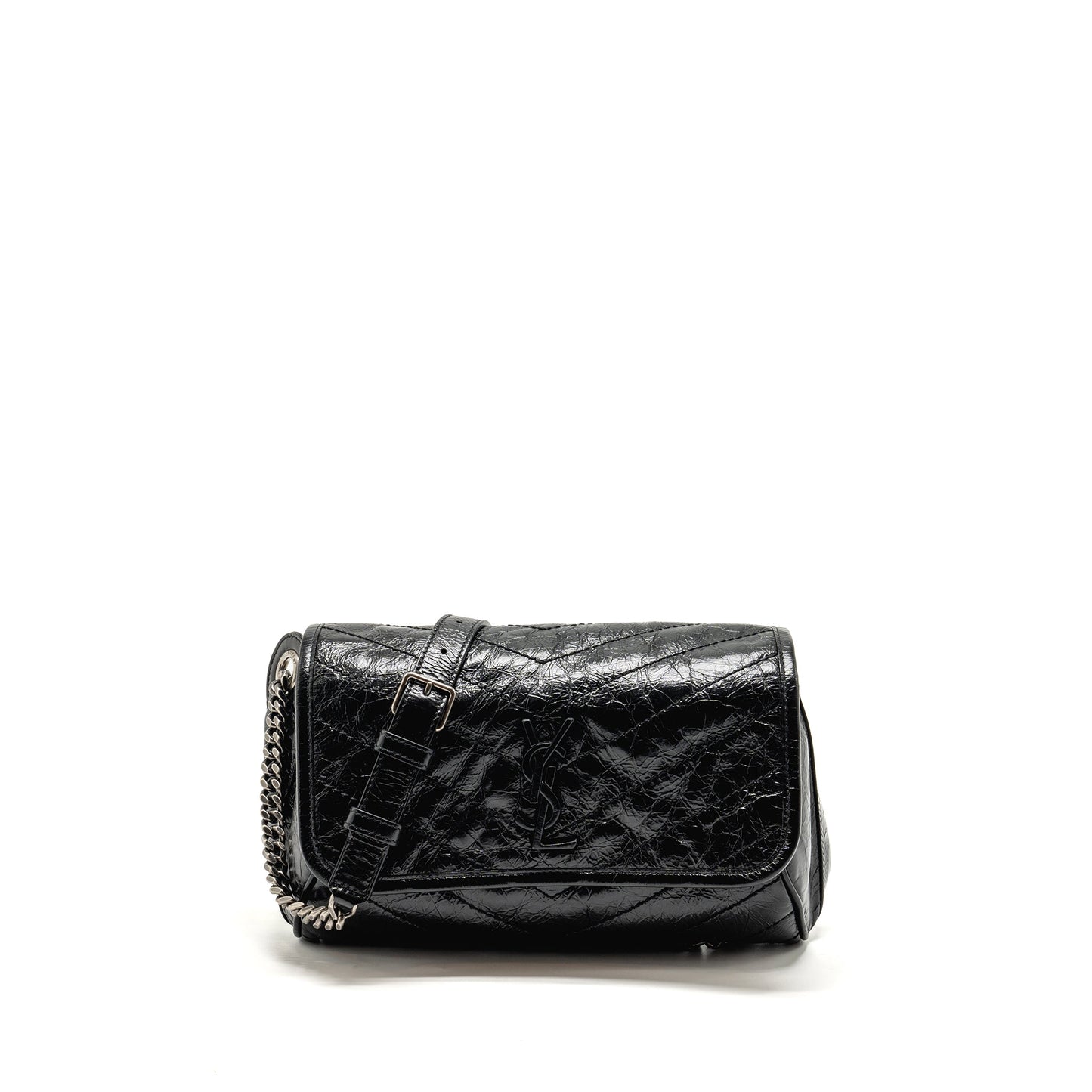 Saint Laurent niki body calfskin black