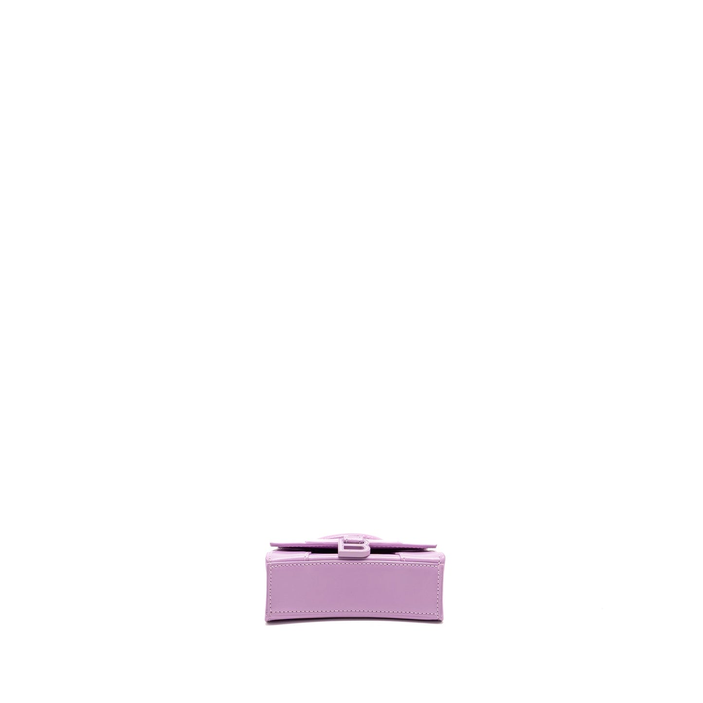 Balenciaga Mini Hourglass Purse Calfskin Light Purple