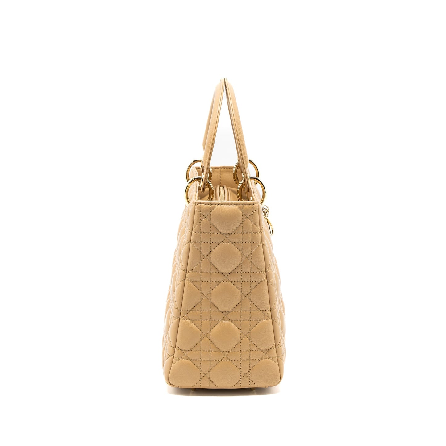 Dior Medium Lady Dior Lambskin Beige