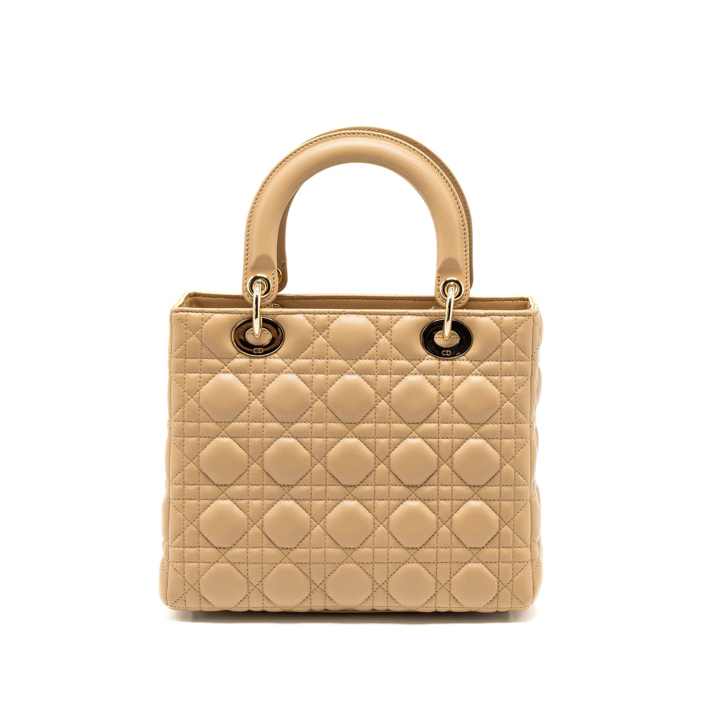 Dior Medium Lady Dior Lambskin Beige