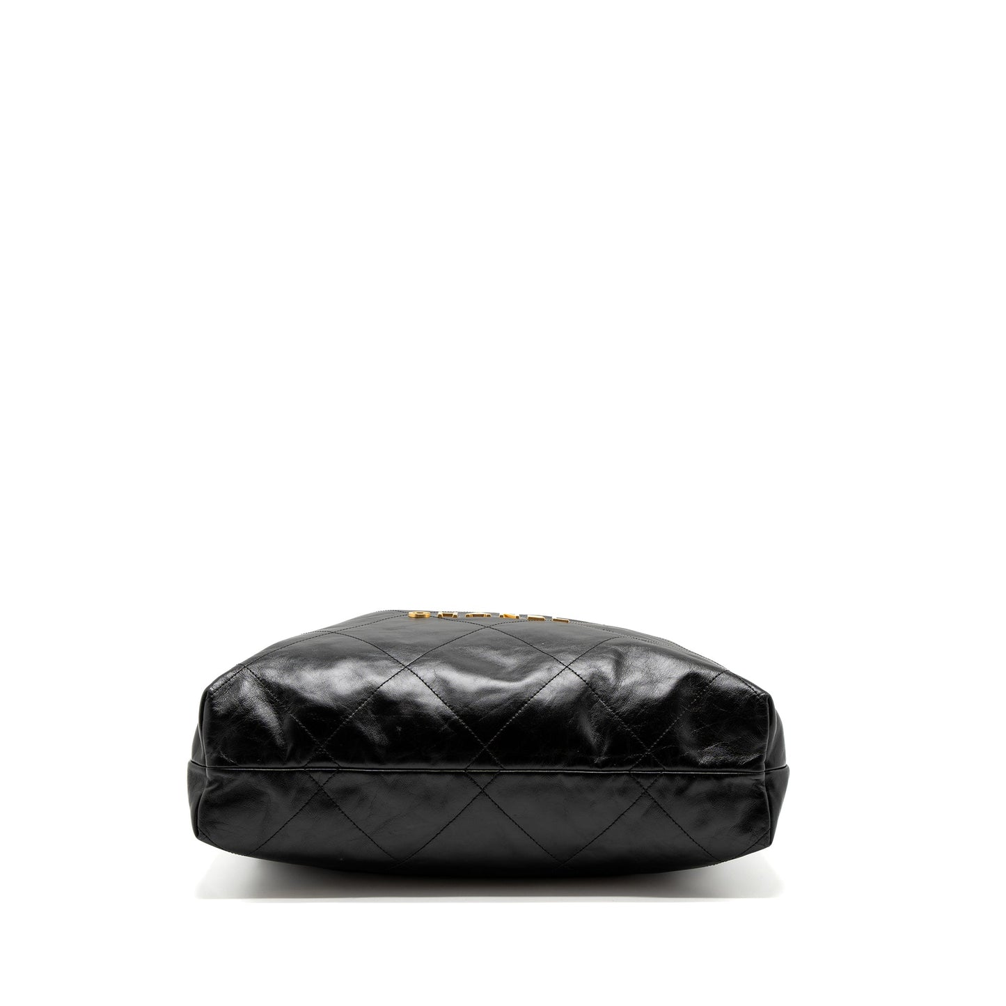 Chanel Large 22 Bag Shiny Calfskin Black  (Microchip)
