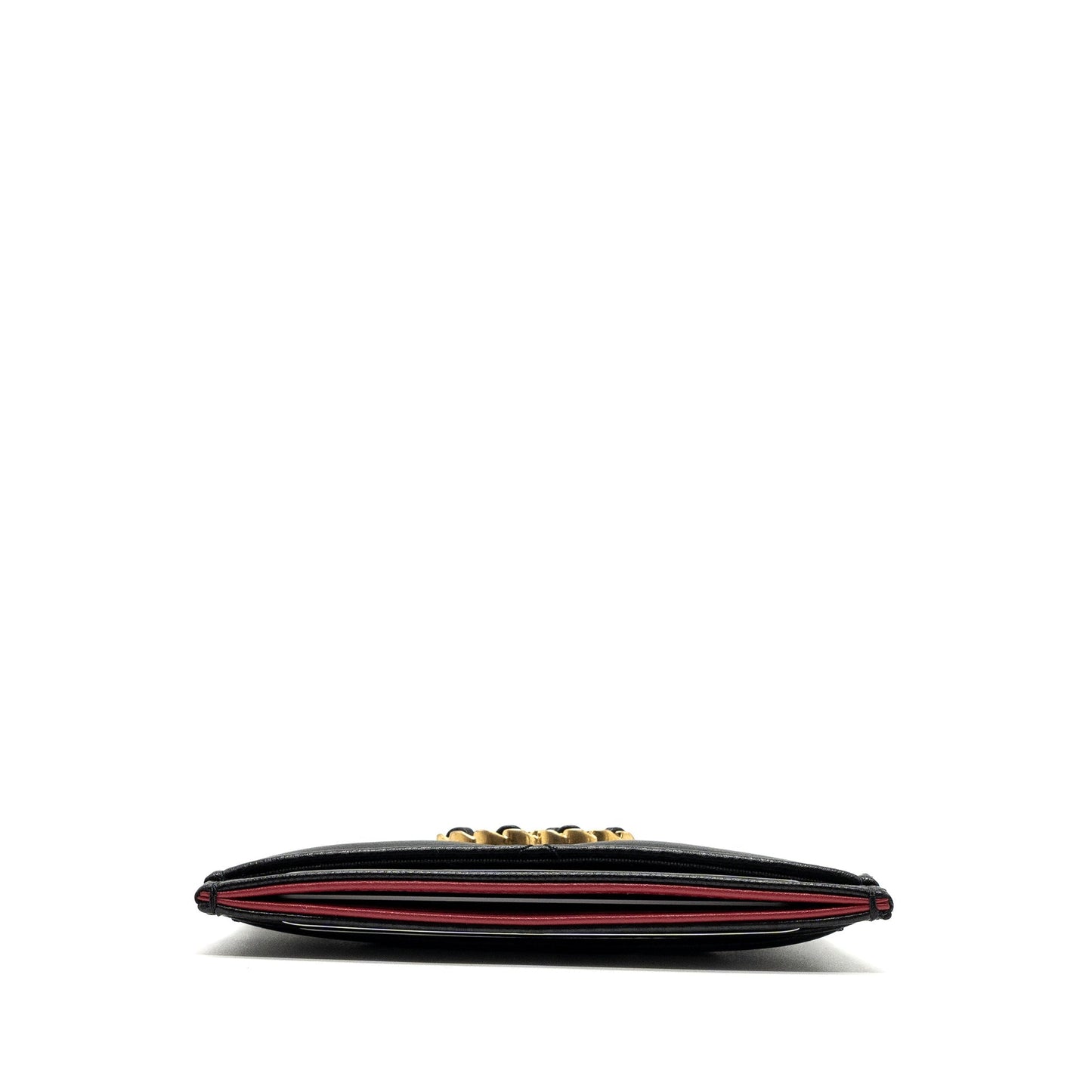 Chanel 19 Cardholder Lambskin Black
