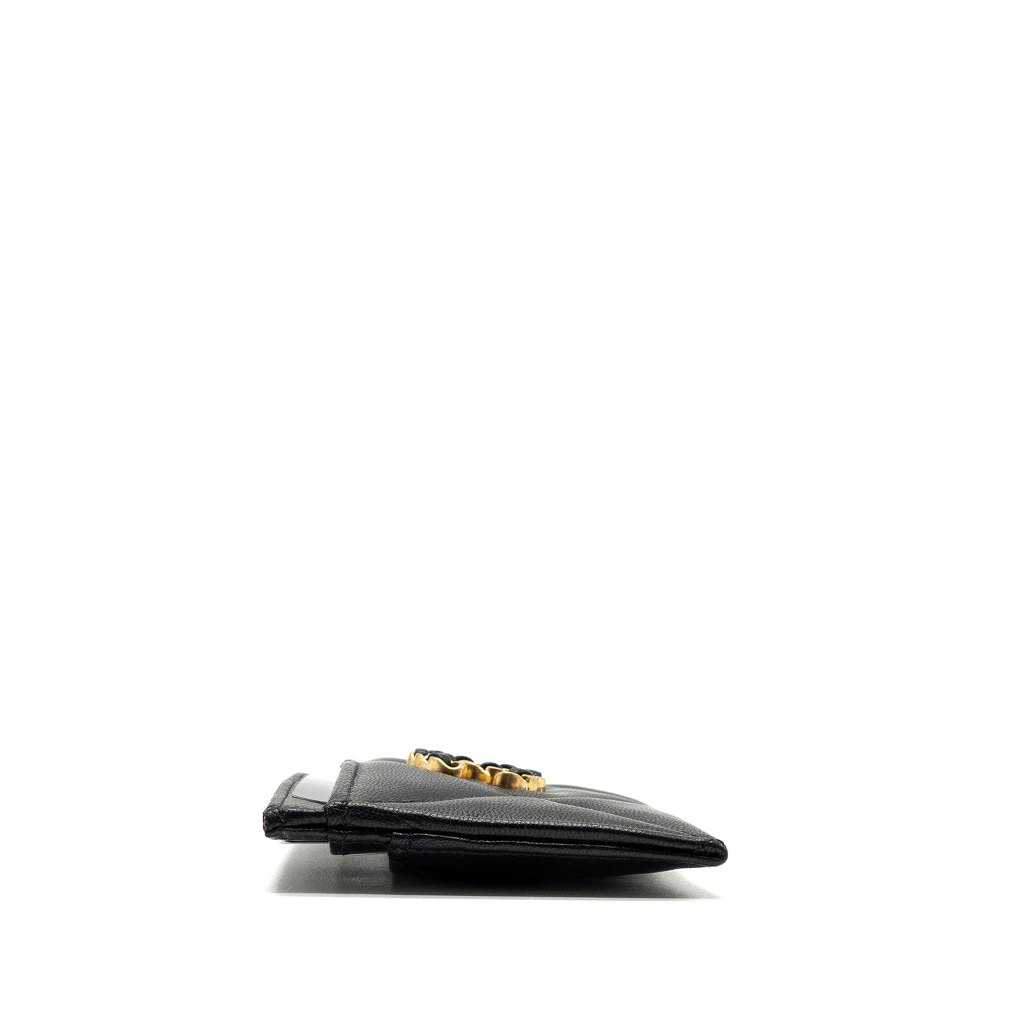 Chanel 19 Cardholder Lambskin Black