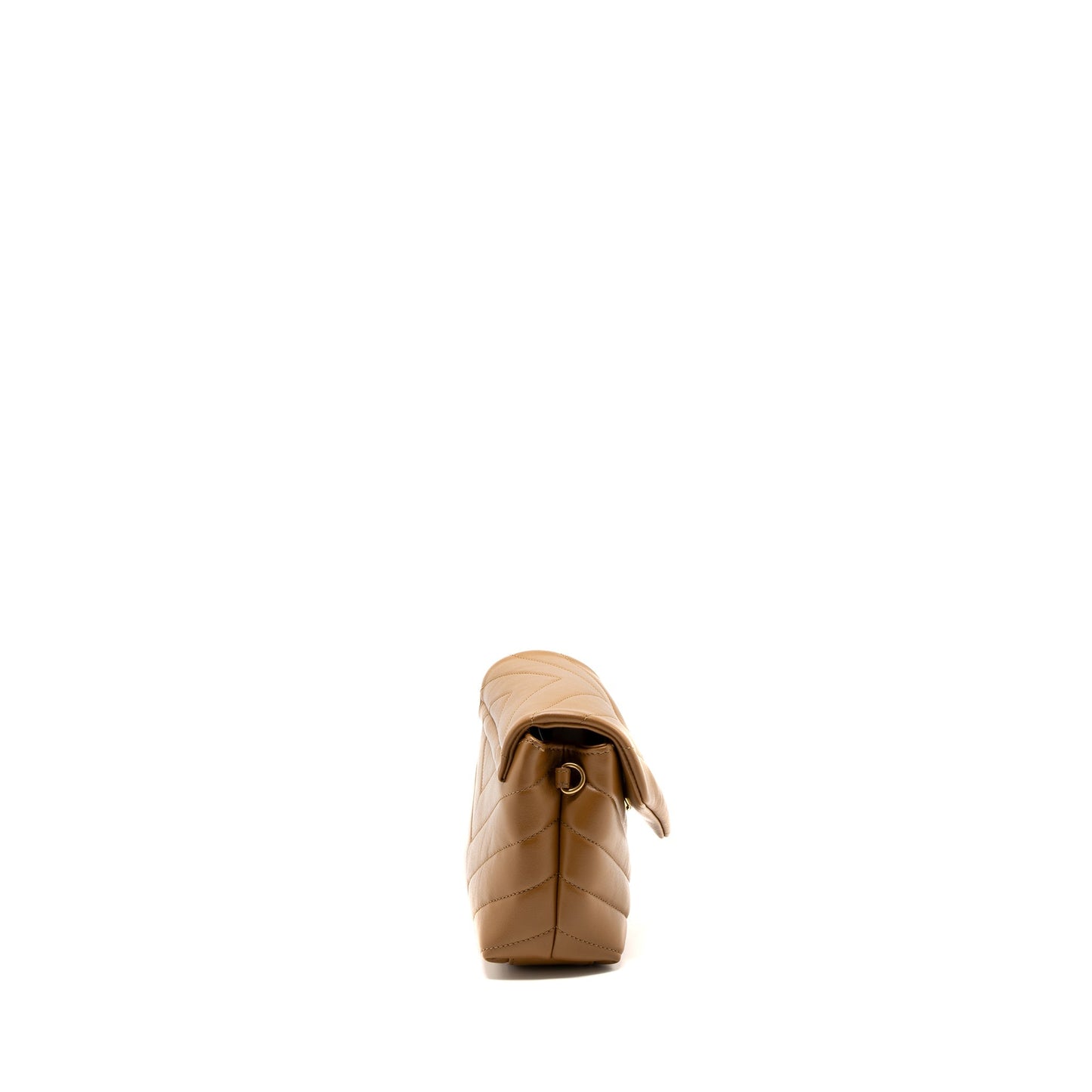 Saint Laurent Toy Loulou Toy Strap Purse calfskin caramel