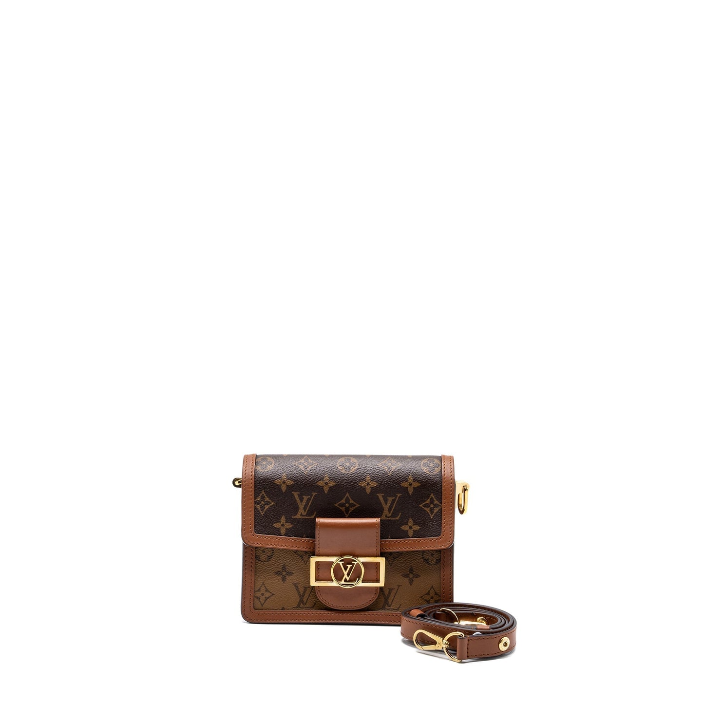Louis Vuitton Mini Dauphine monogram canvas GHW