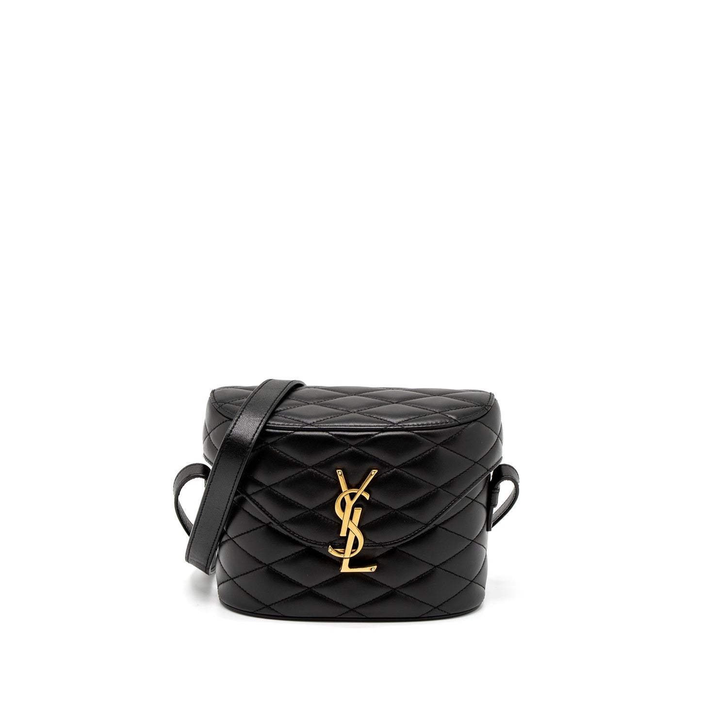 Saint Laurent June Box Purse Lambskin Black