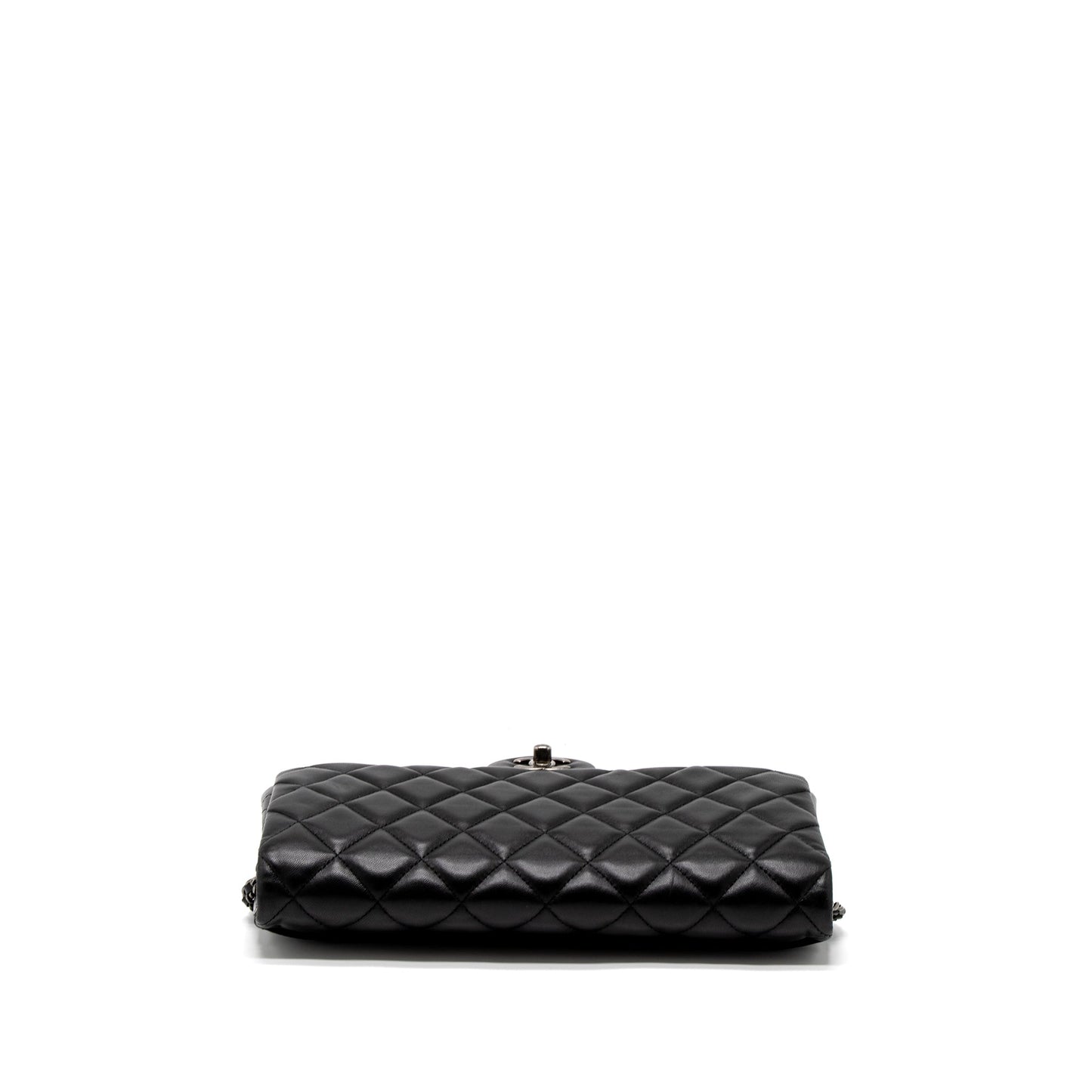 Chanel Timeless Clutch with Chain Lambskin Black Ruthenium Hardware