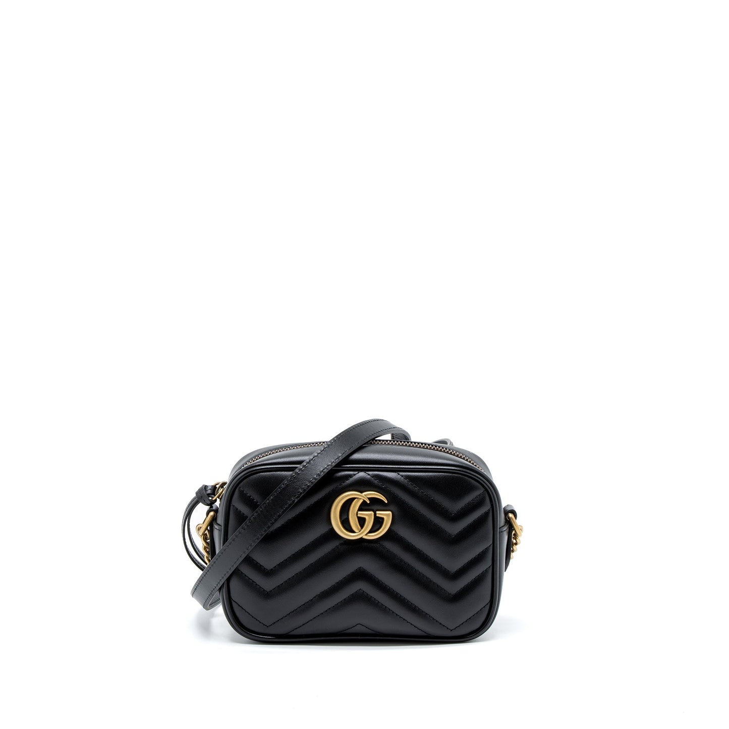 Gucci GG Marmont Matelasse Mini Bag Calfskin Black