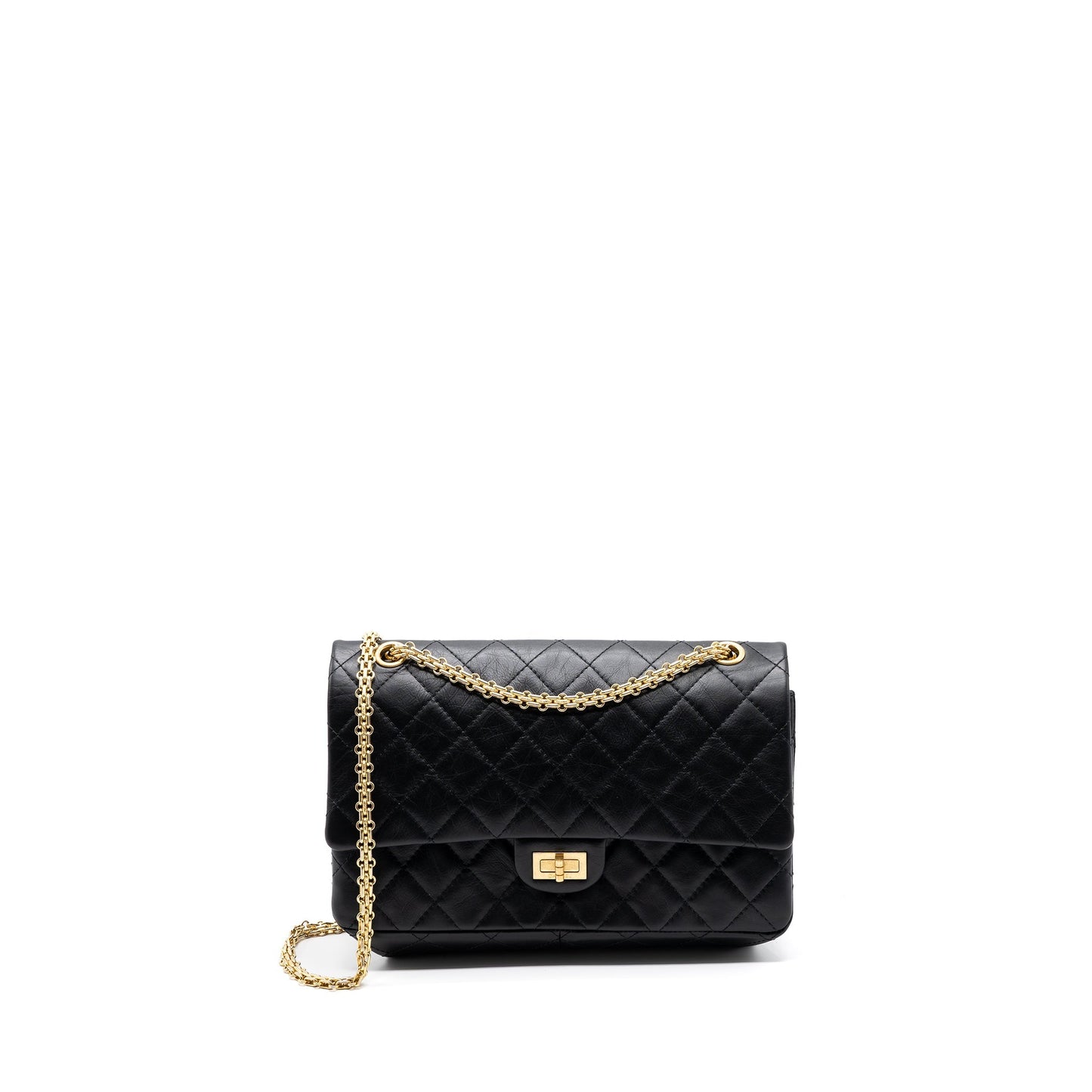 Chanel 2.55 226 Reissue Flap bag aged calfskin black