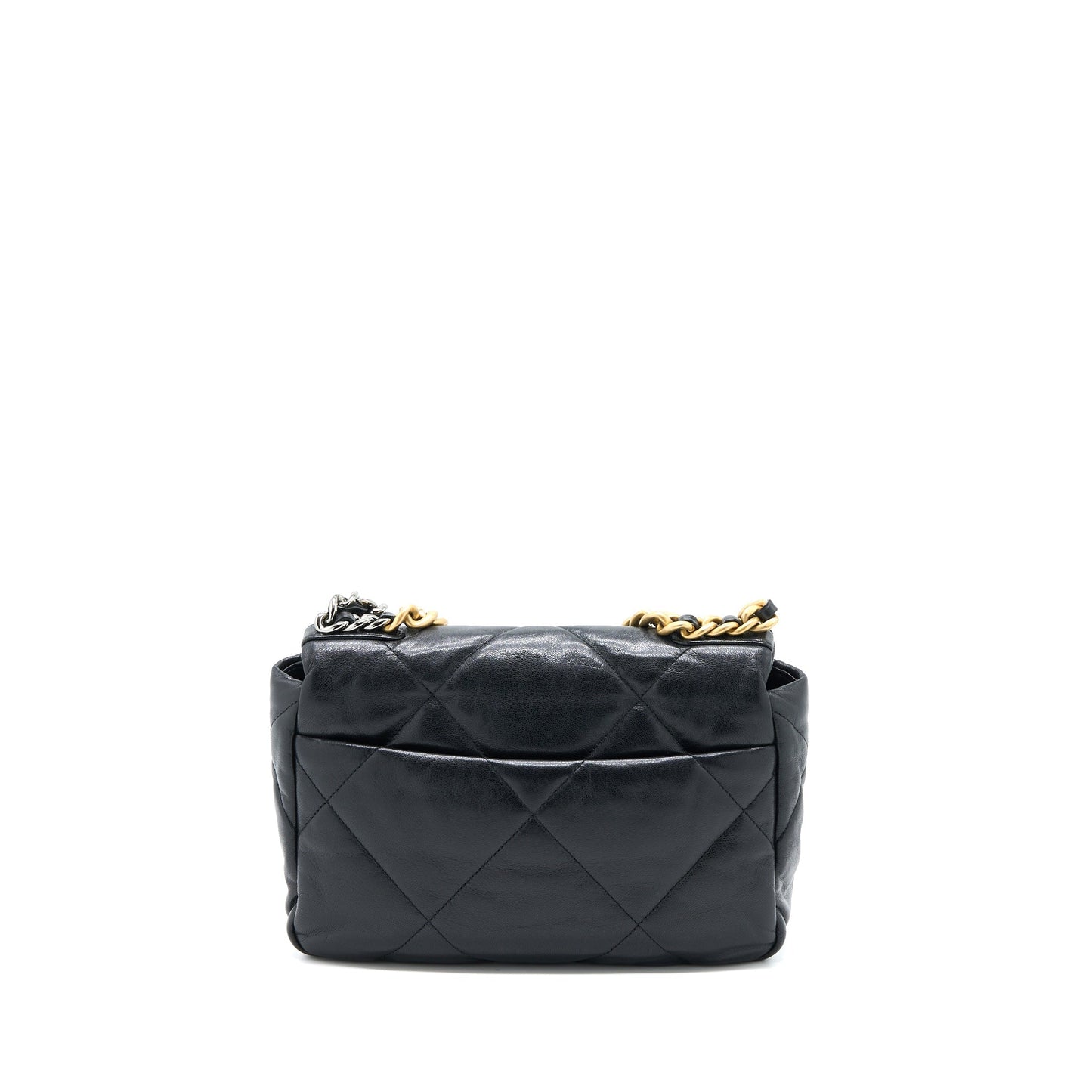 Chanel Small 19 Bag Goatskin Black