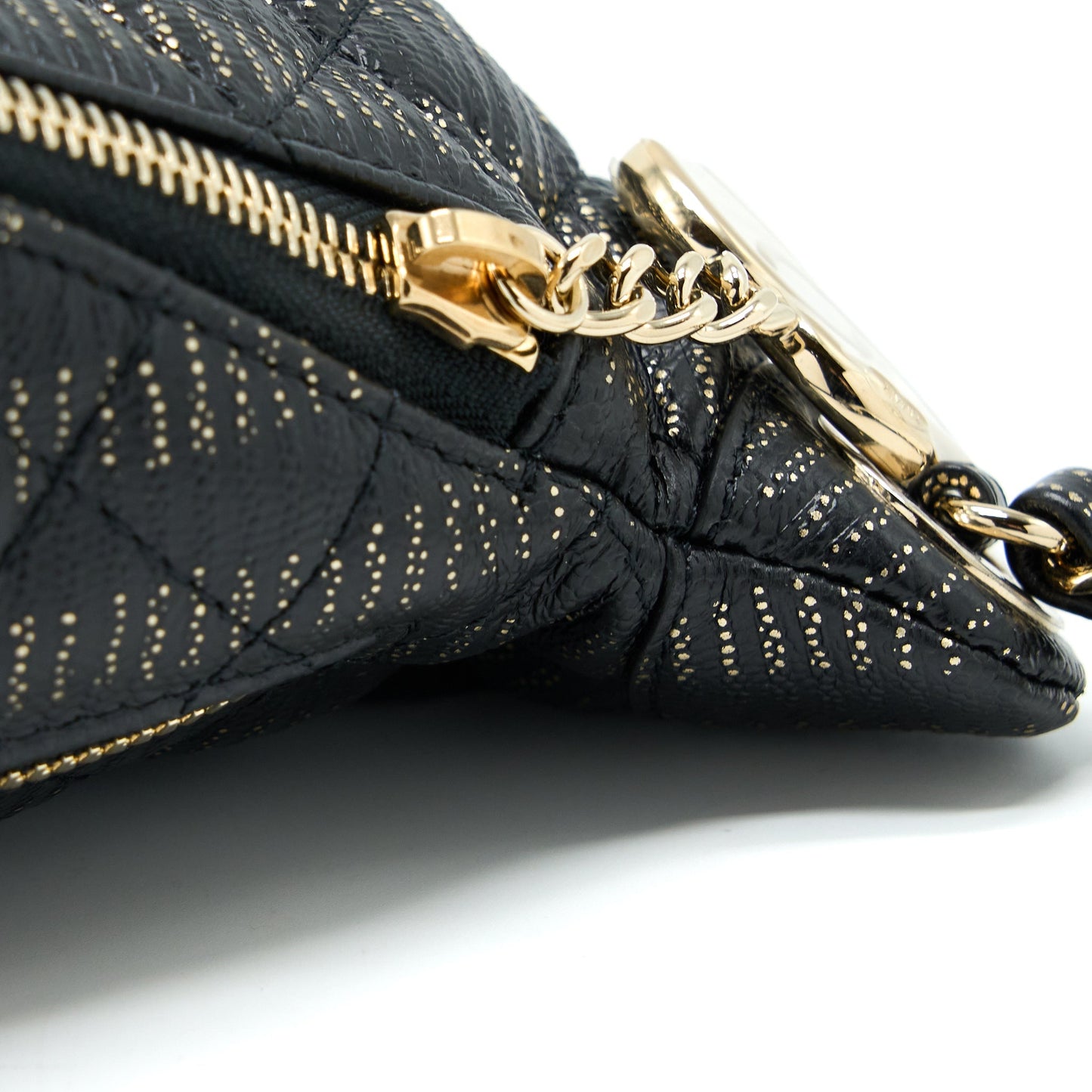 Chanel Seasonal Waist Bag Calfskin Black/Gold