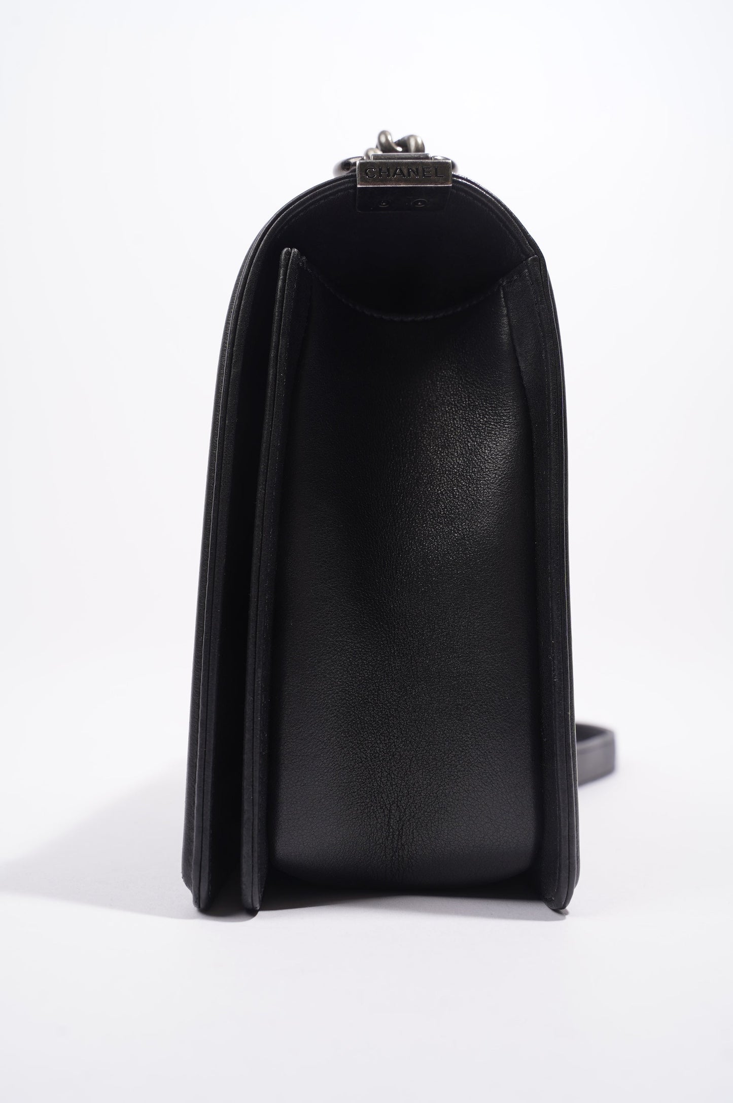 Chanel Boy Bag Black Lambskin Leather