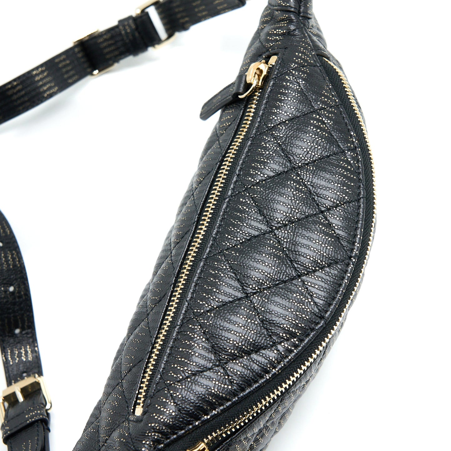 Chanel Seasonal Waist Bag Calfskin Black/Gold