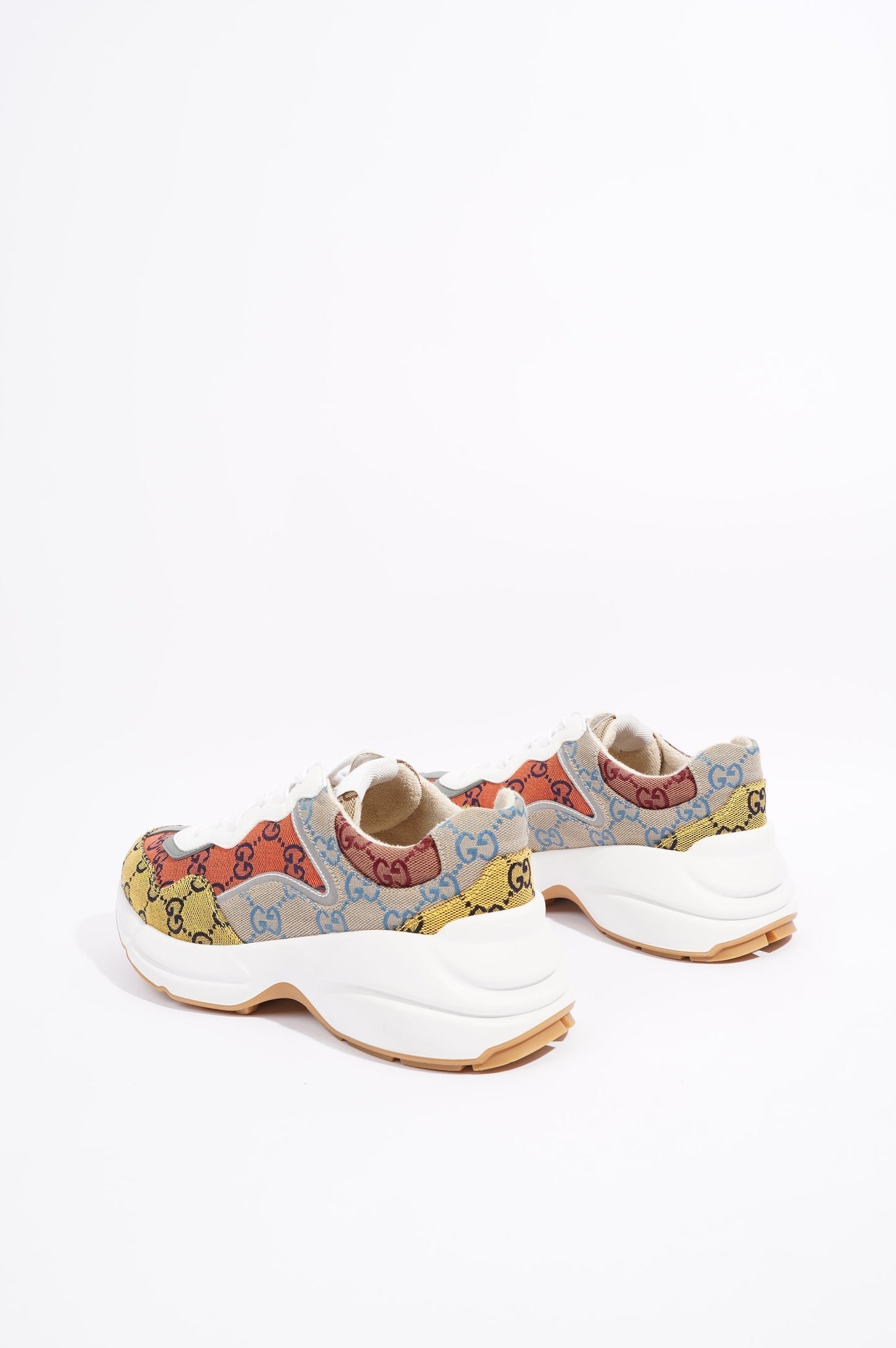 Gucci Womens Rhyton Red / Yellow / White EU 38 / UK 5