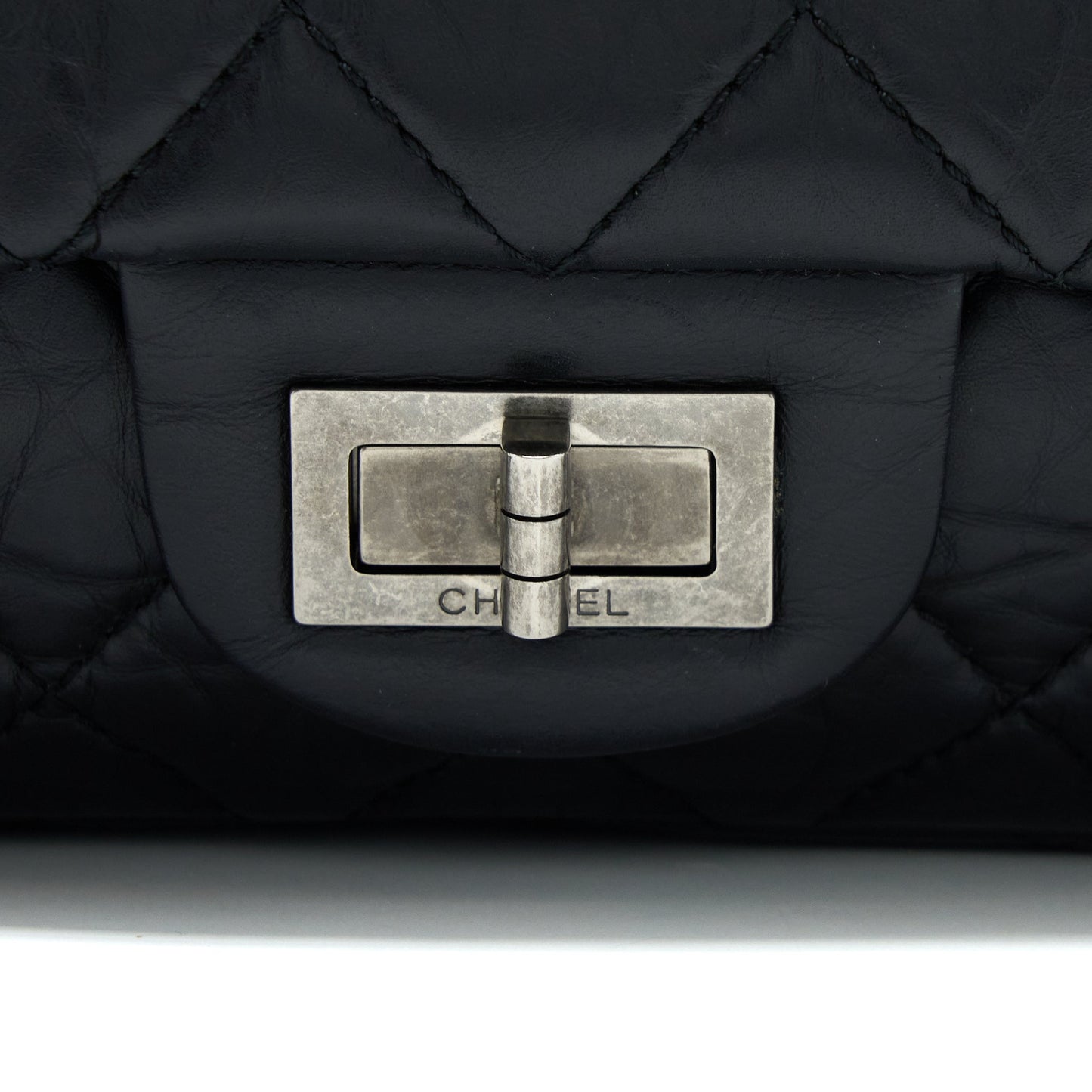 Chanel 2.55 Reissue 227 Aged Calfskin Black Ruthenium