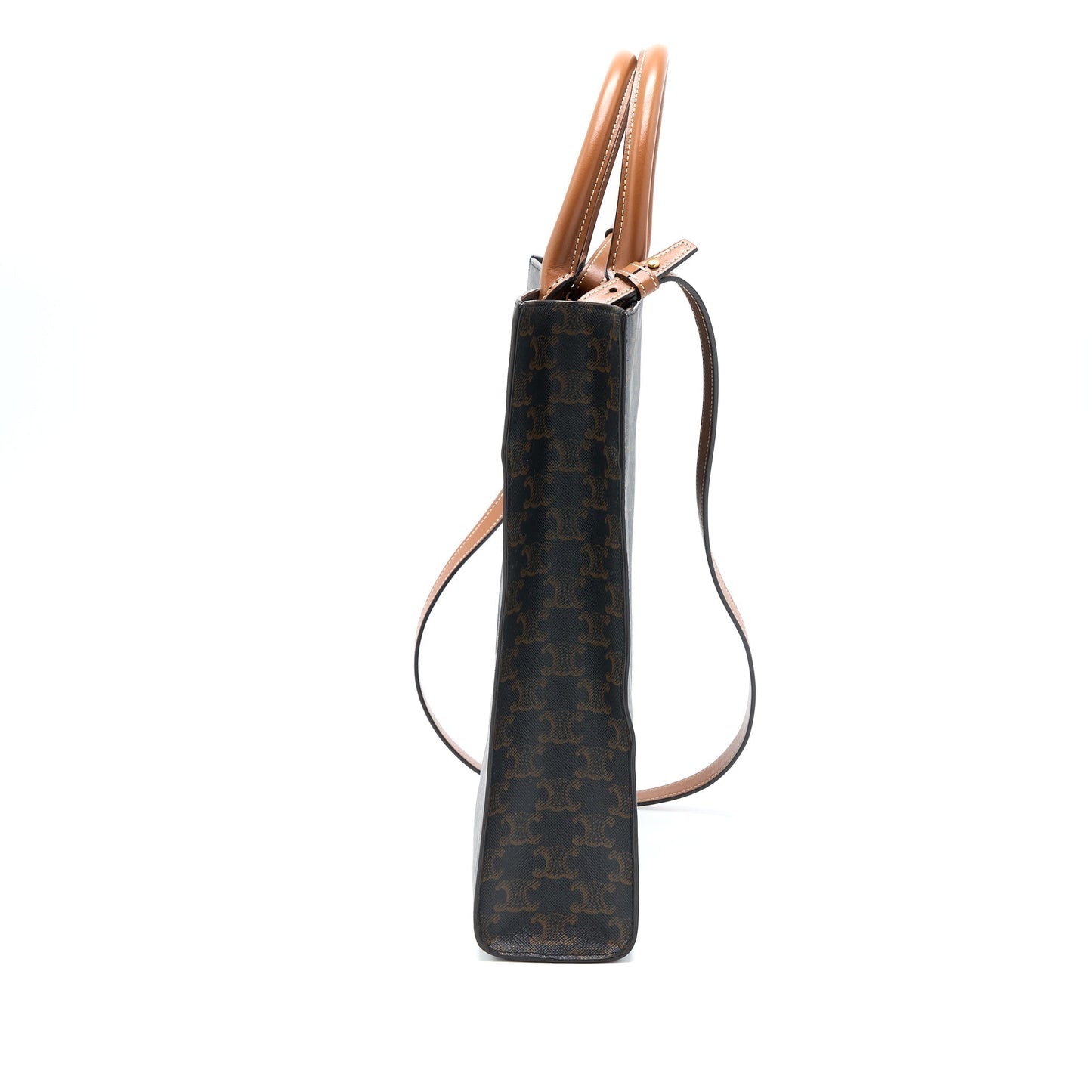 Luxury CELINE Vertical Cabas Triomphe Canvas