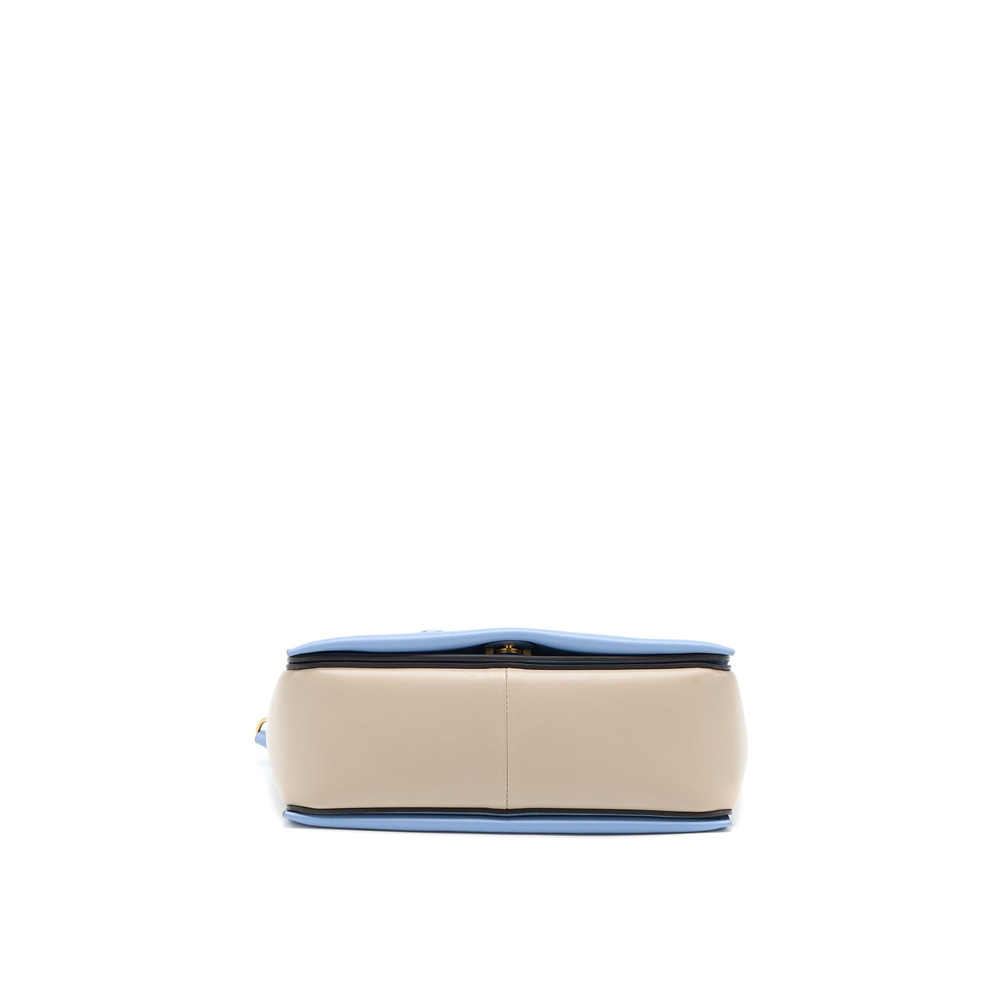 Celine Medium Frame Purse Multicolour Blue/Light Taupe
