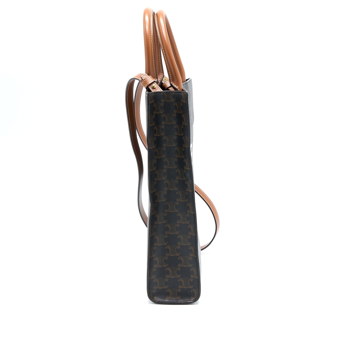 Luxury CELINE Vertical Cabas Triomphe Canvas