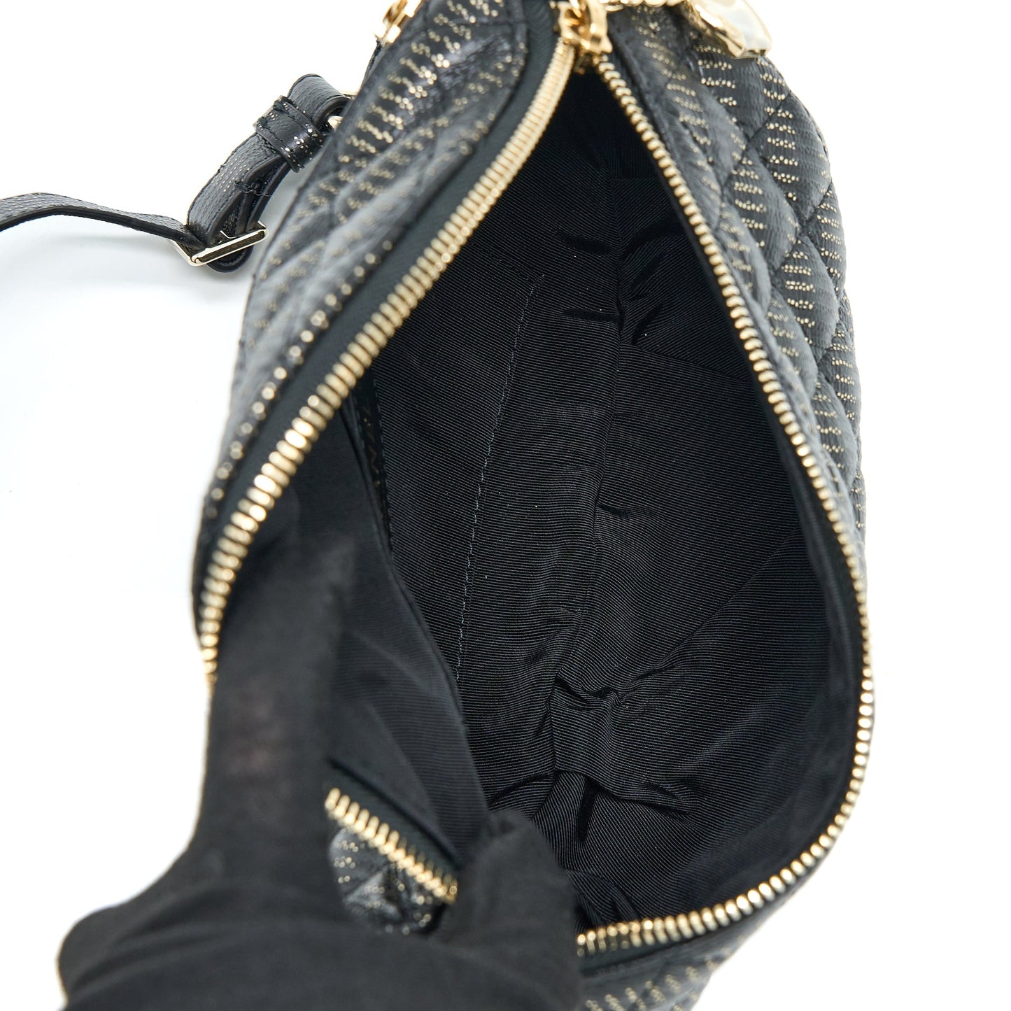 Chanel Seasonal Waist Bag Calfskin Black/Gold