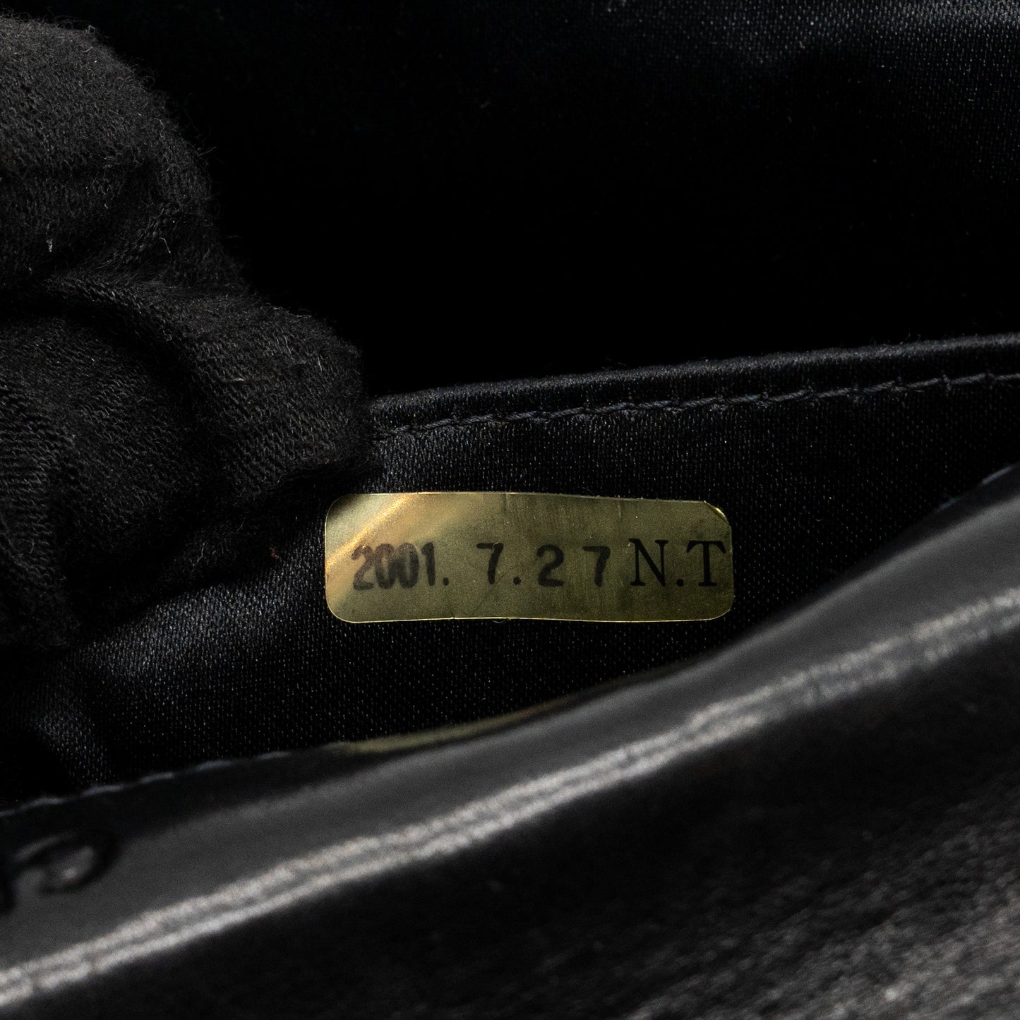 Chanel  Flap Bag Fabric Black With Black Hardware