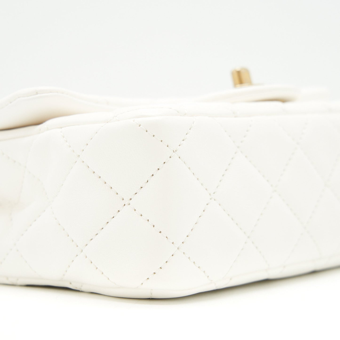 Chanel Mini Rectangular Pearl Crush White