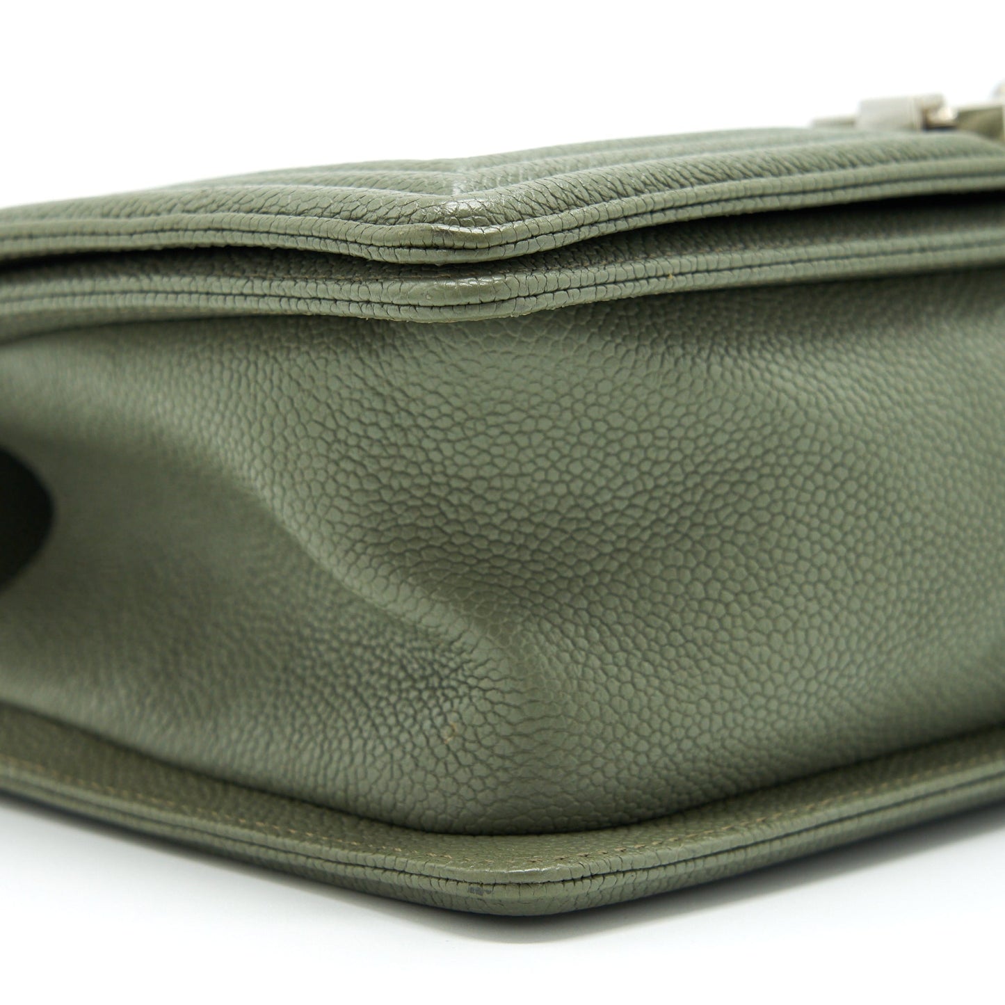 Chanel Medium Boy Bag Caviar Light Green