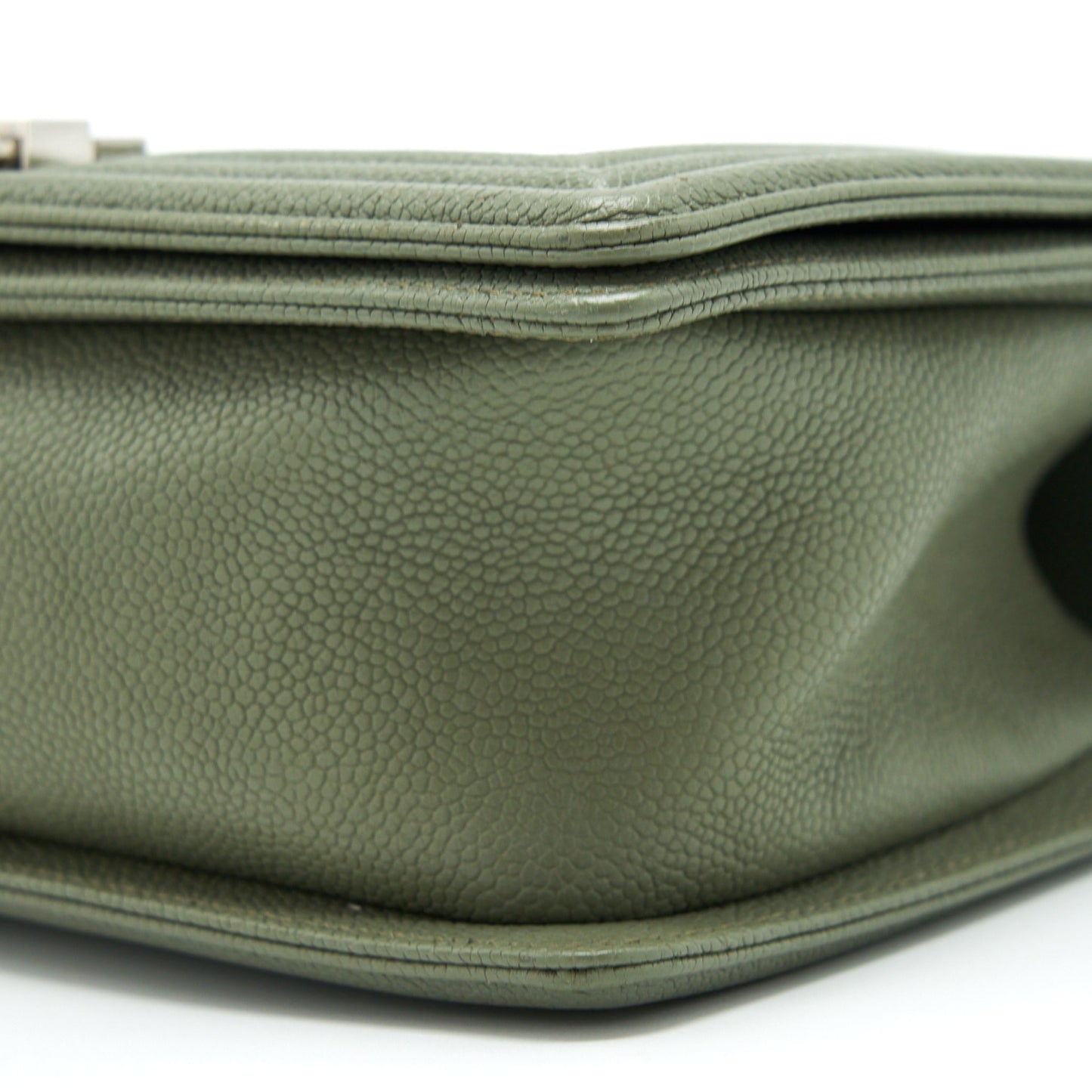 Chanel Medium Boy Bag Caviar Light Green
