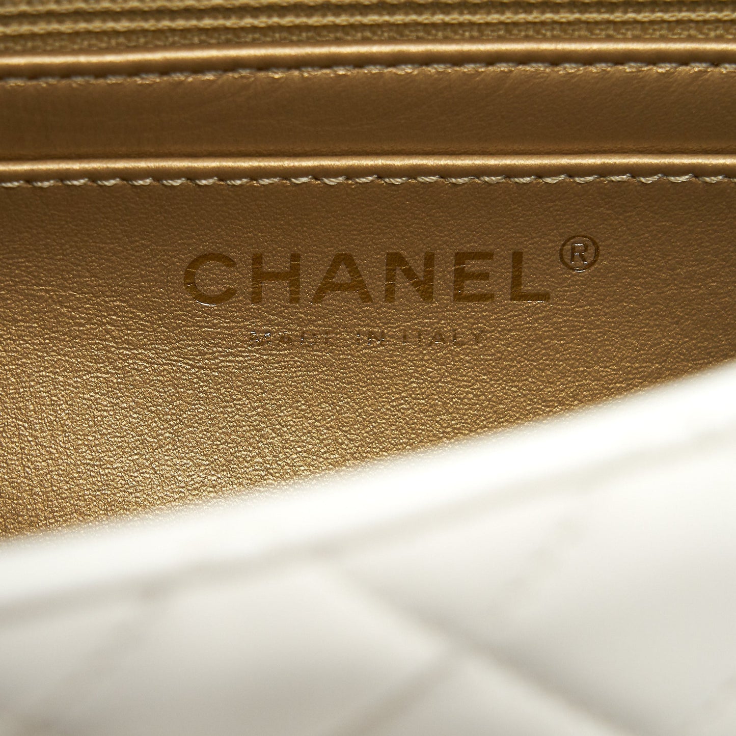 Chanel Mini Rectangular Pearl Crush White