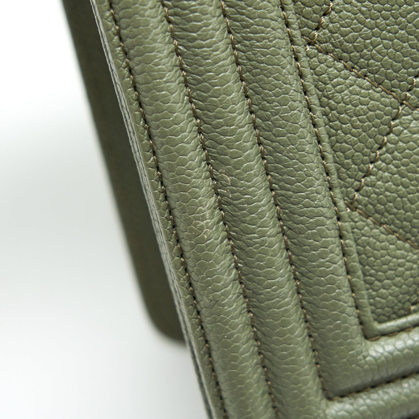 Chanel Medium Boy Bag Caviar Light Green