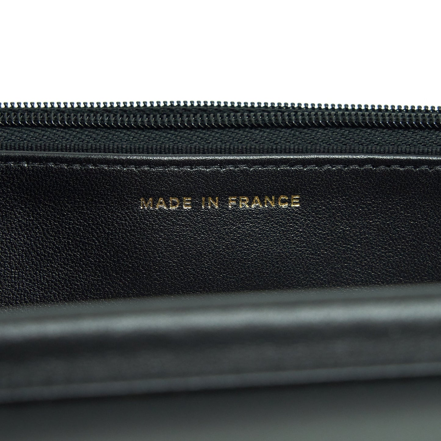 Chanel Ribbon Wallet On Chain Lambskin Black L