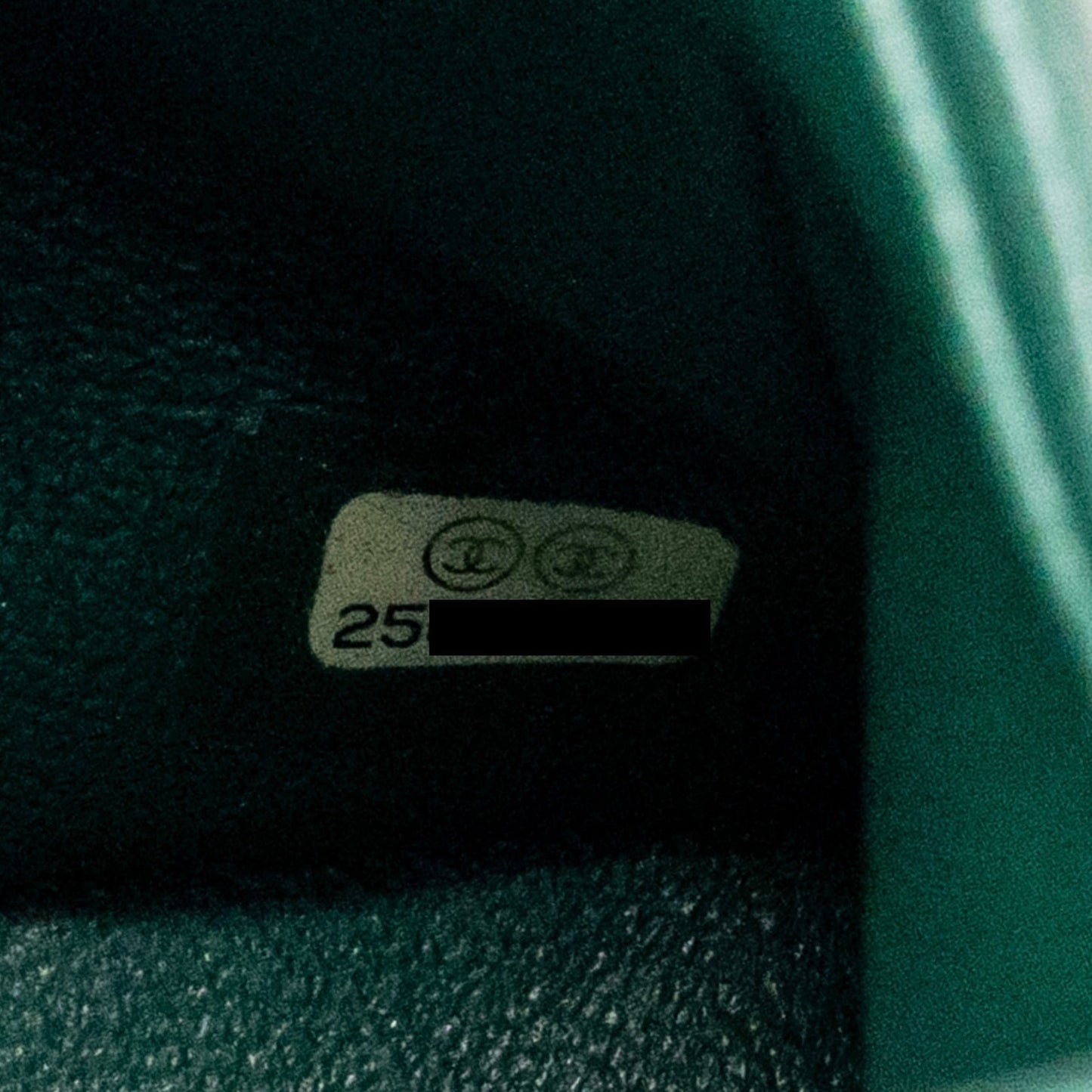 Chanel Medium Classic double flap bag lambskin green