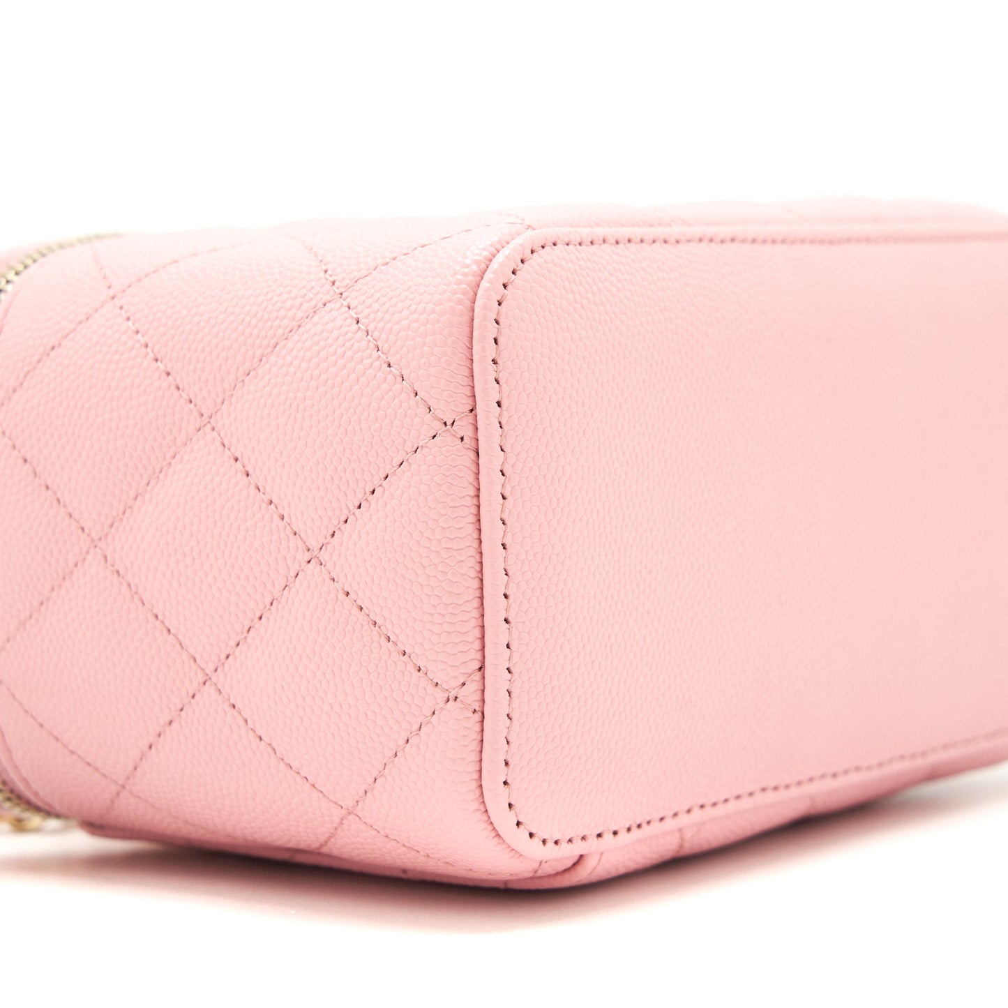 Chanel 22C Long Vanity with Chain Caviar Light Pink L