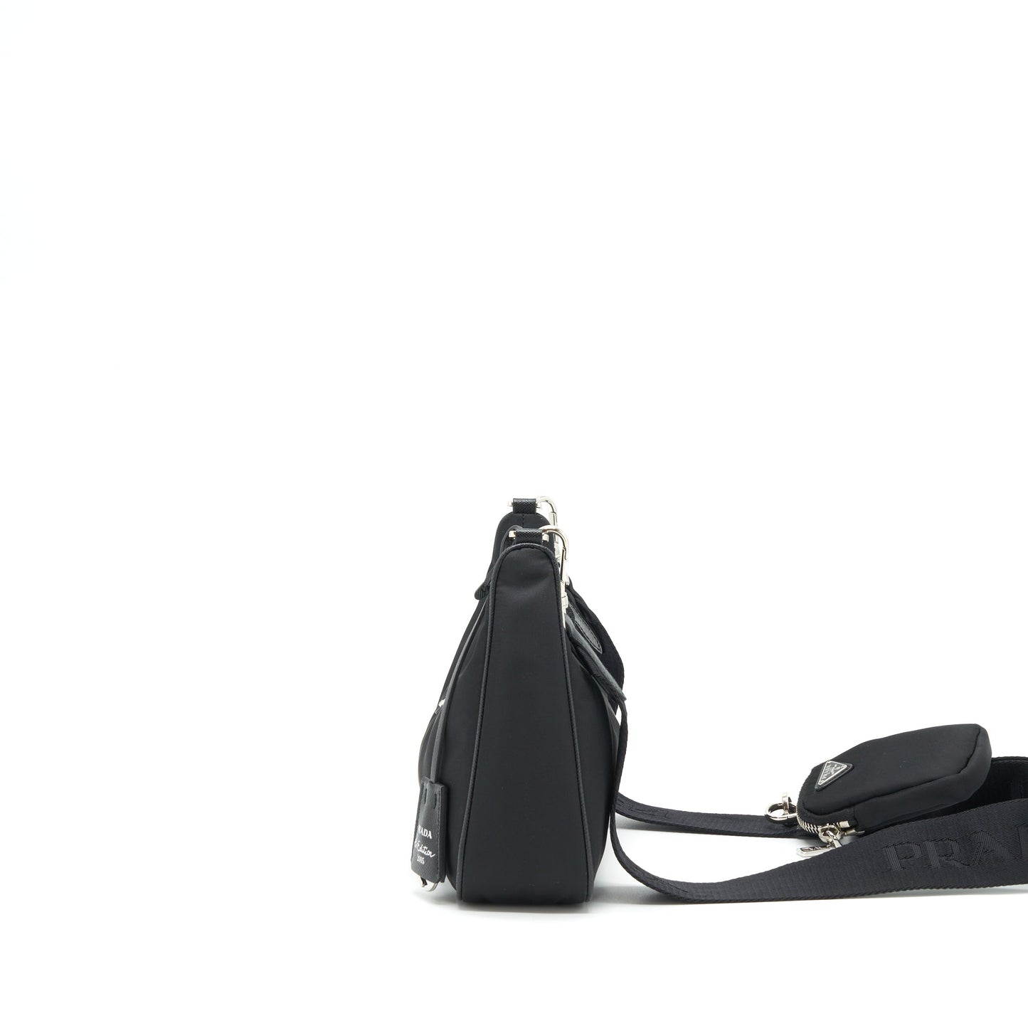 Prada Reedition 2005 Re Nylon Purse Black (Chain Handle Missingï¼