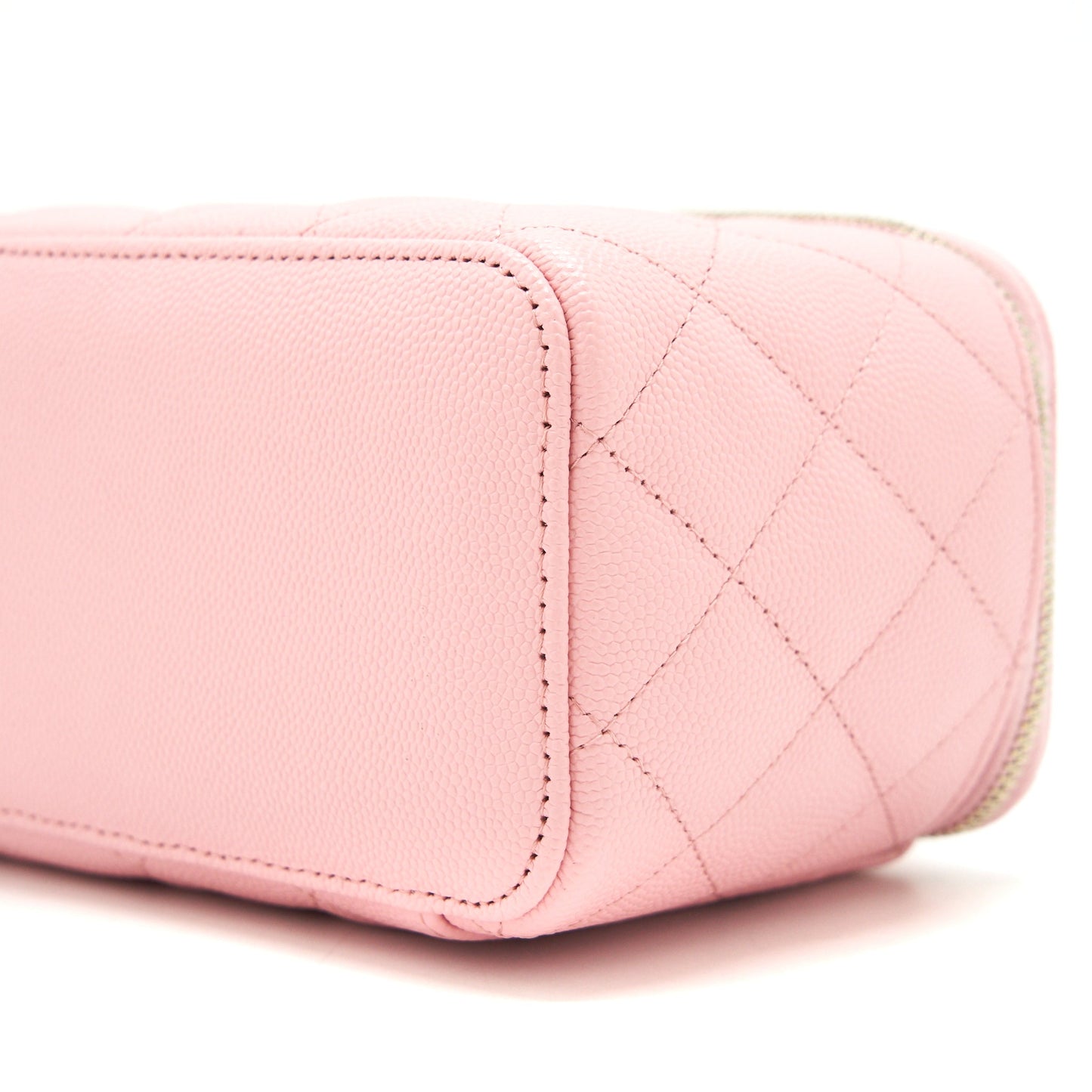 Chanel 22C Long Vanity with Chain Caviar Light Pink L