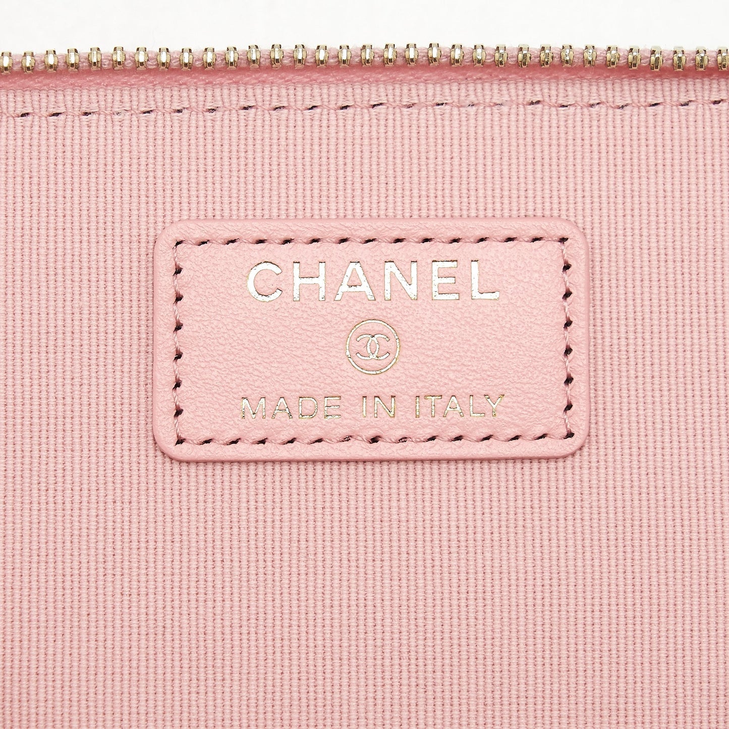 Chanel 22C Long Vanity with Chain Caviar Light Pink L