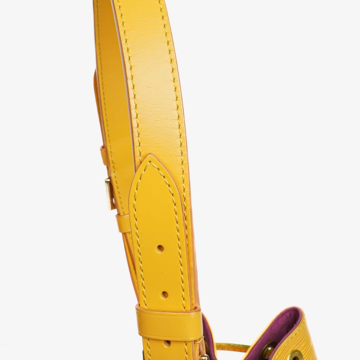 Louis Vuitton Petit Noe Yellow EPI Leather Shoulder Bag