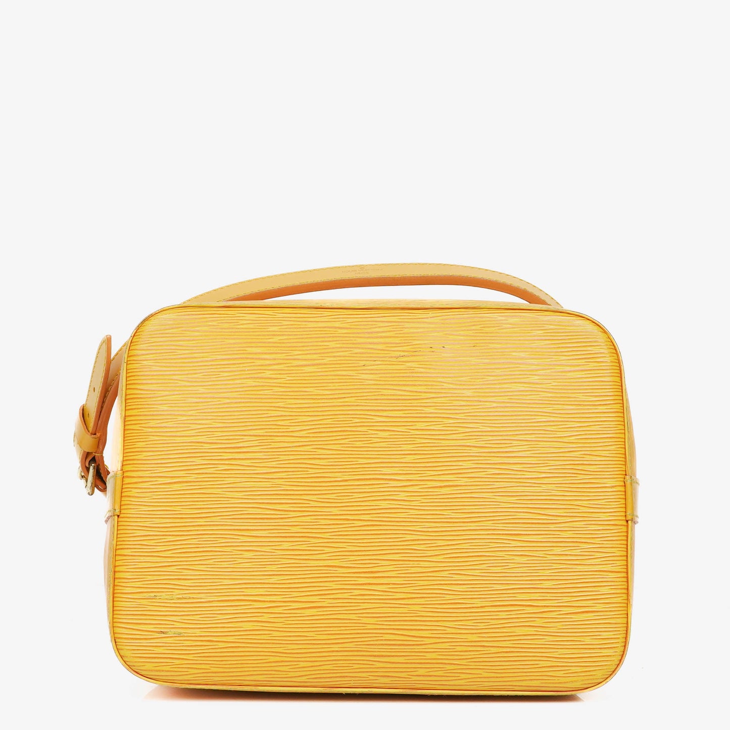 Louis Vuitton Petit Noe Yellow EPI Leather Shoulder Bag