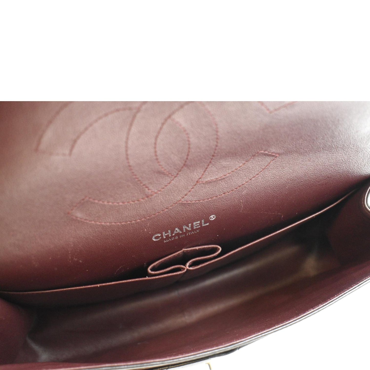 CHANEL Jumbo Double Flap Calfskin Leather Shoulder Bag Black