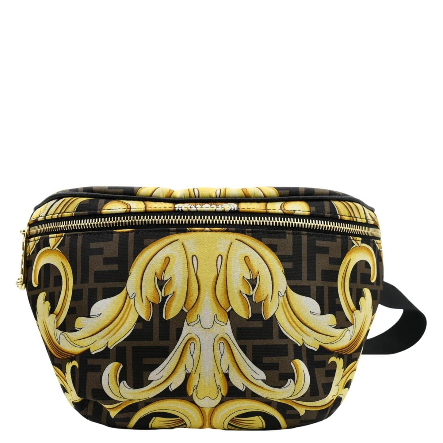 Fendi Luxury Leather Gold Handbag Gold