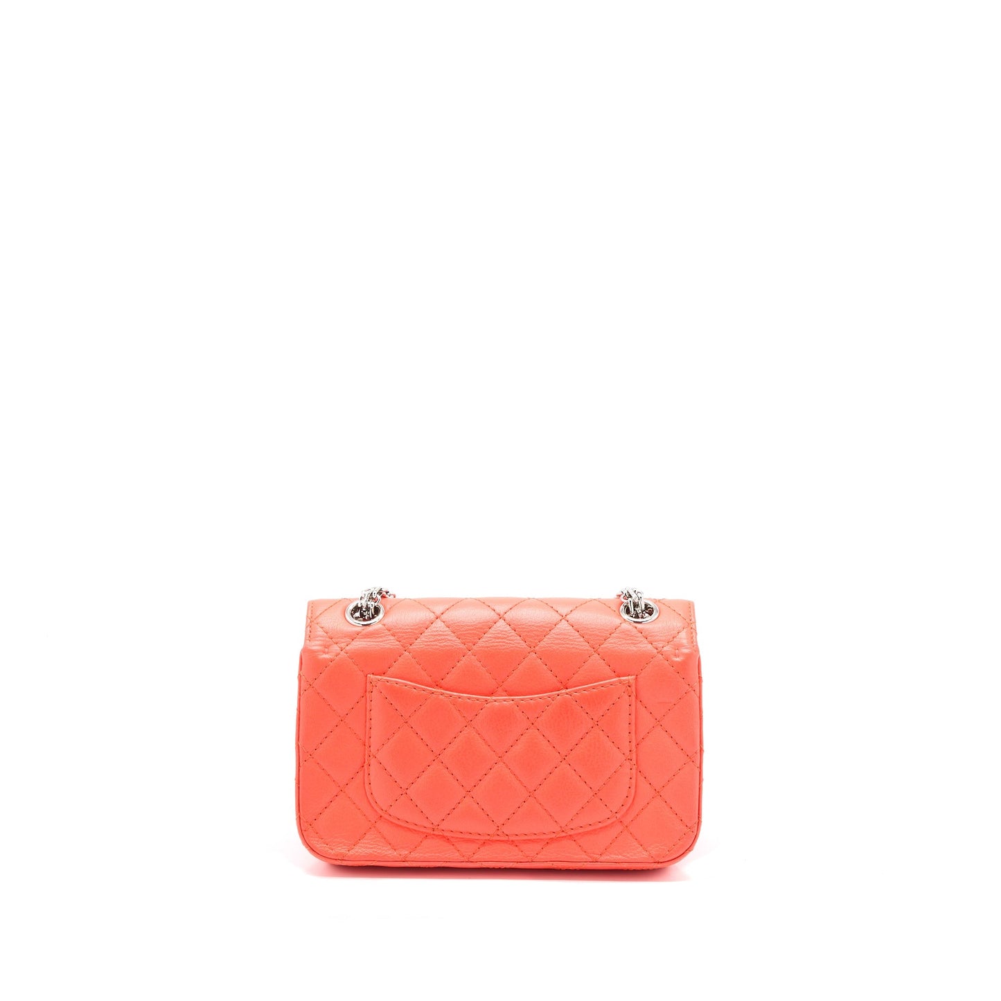 Chanel Mini 2.55 reissue flap bag Hot Orange