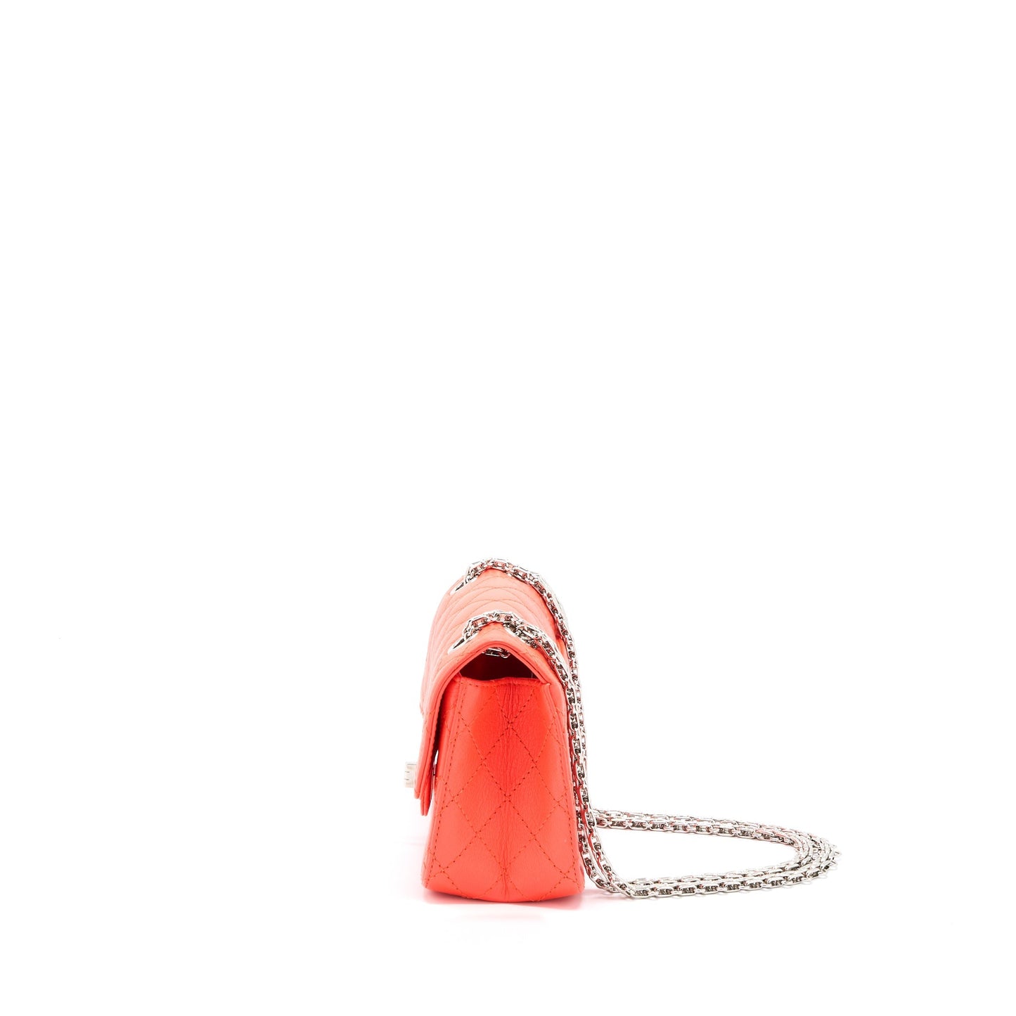 Chanel Mini 2.55 reissue flap bag Hot Orange