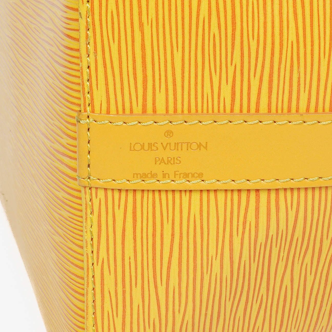 Louis Vuitton Petit Noe Yellow EPI Leather Shoulder Bag