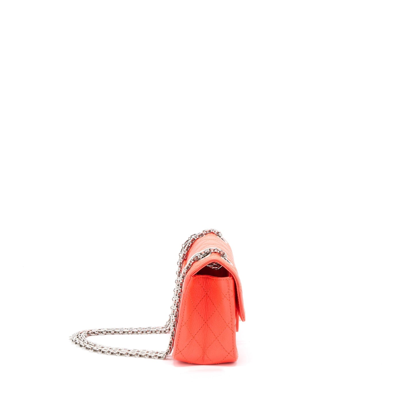 Chanel Mini 2.55 reissue flap bag Hot Orange