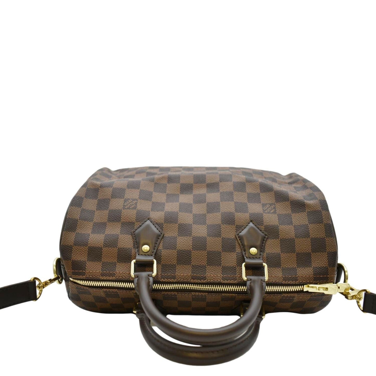 LOUIS VUITTON  30 Bandouliere Damier Ebene Satchel Bag Brown