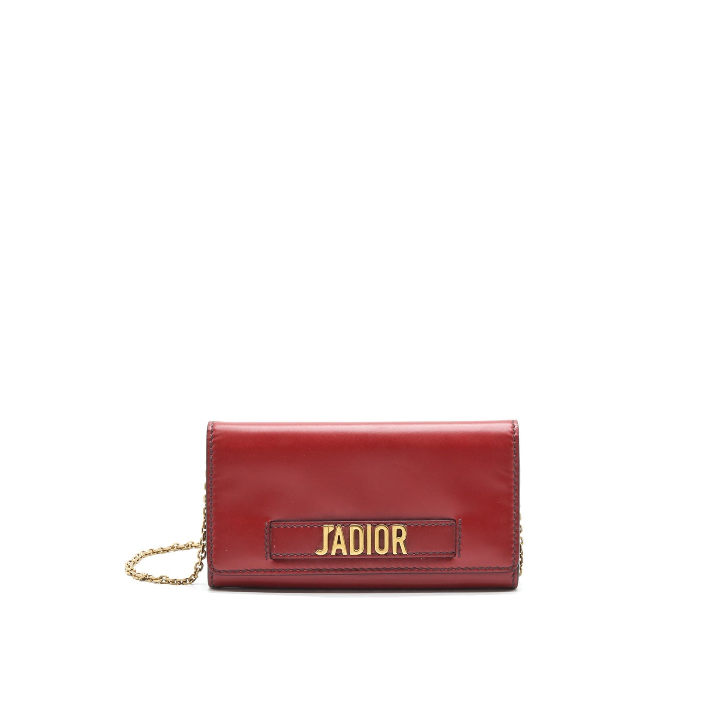Dior J'adior Small long Wallet on Chain Red with