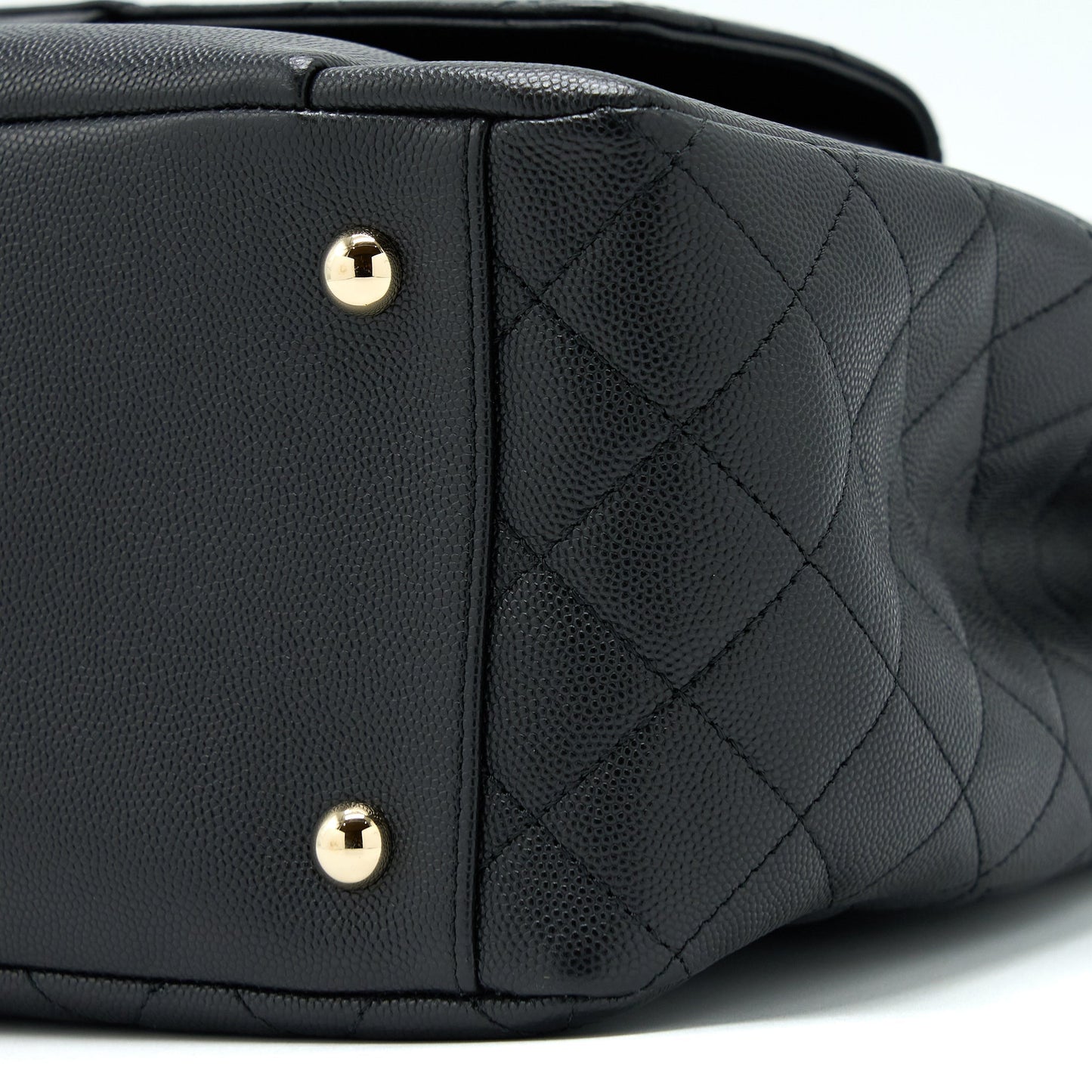 Chanel 19C Large Shopping Tote Bag Caviar Black L