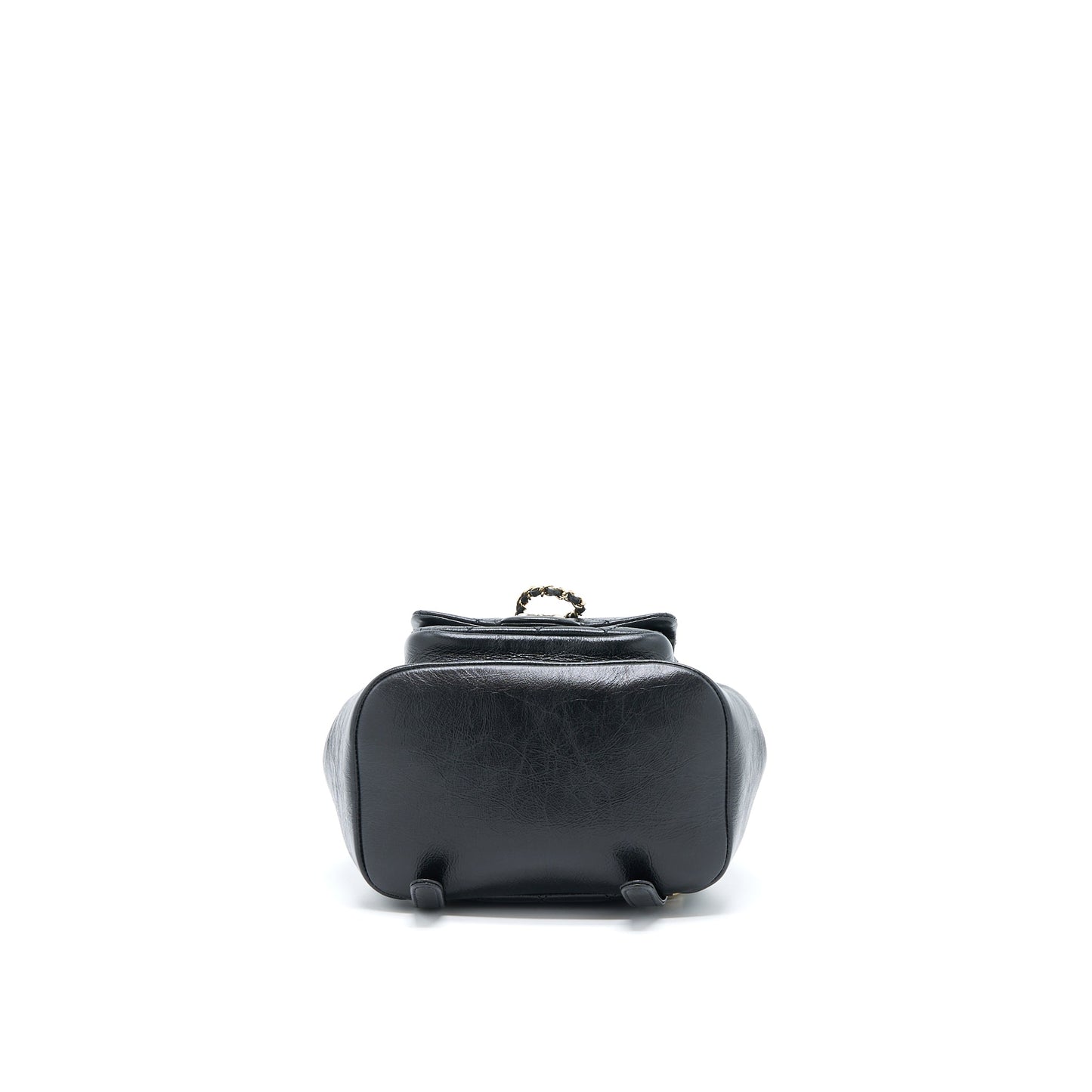 Chanel 22C Mini Duma Backpack Aged Calfskin Black L (Microchip)