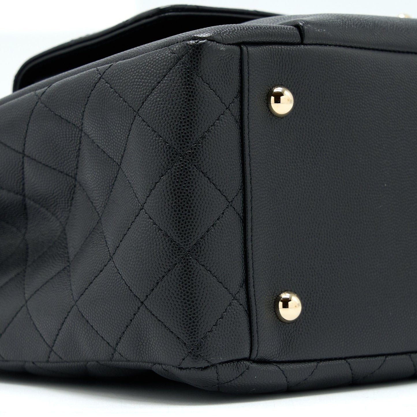 Chanel 19C Large Shopping Tote Bag Caviar Black L