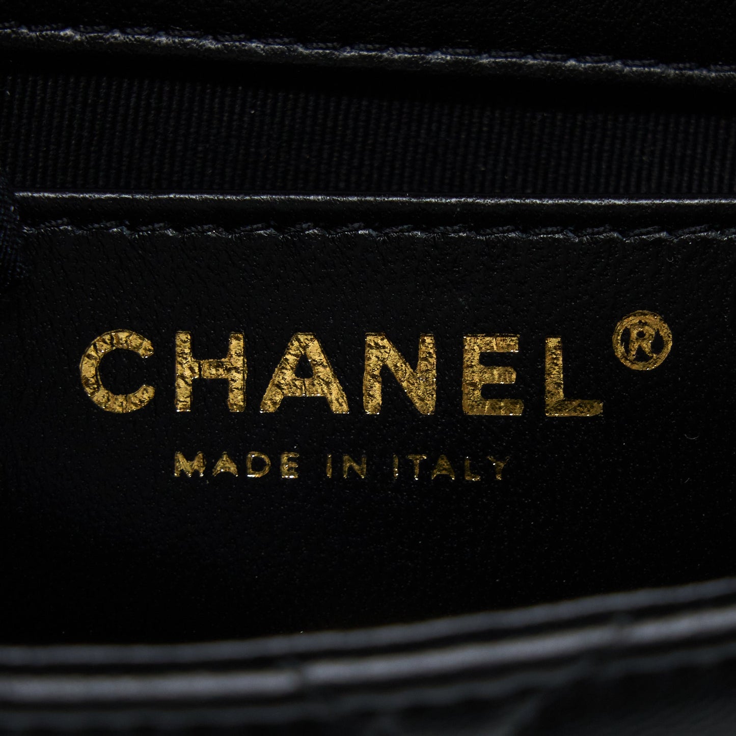 Chanel 22S Giant Chain Flap Shoulder Bag Lambskin Black  (Microchip)
