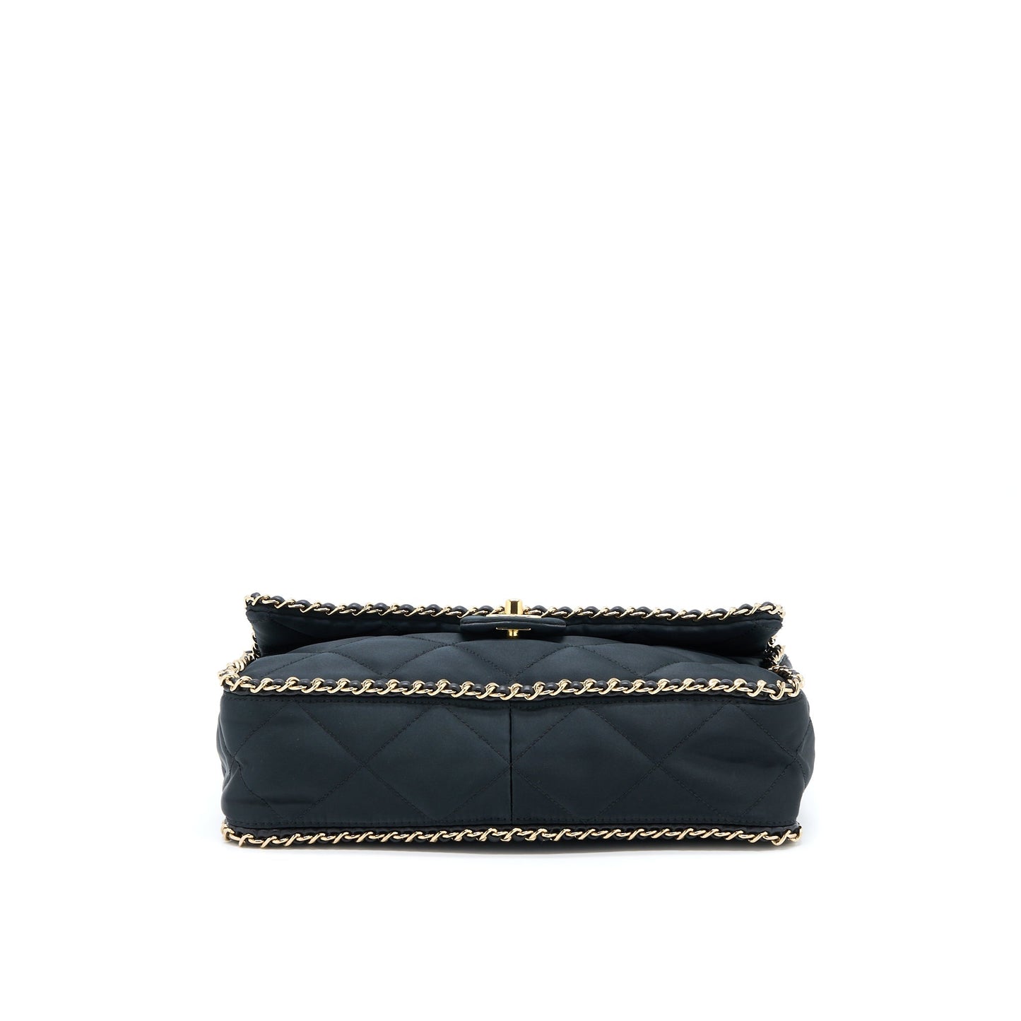 Chanel Seasonal Flap Bag Fabric Black